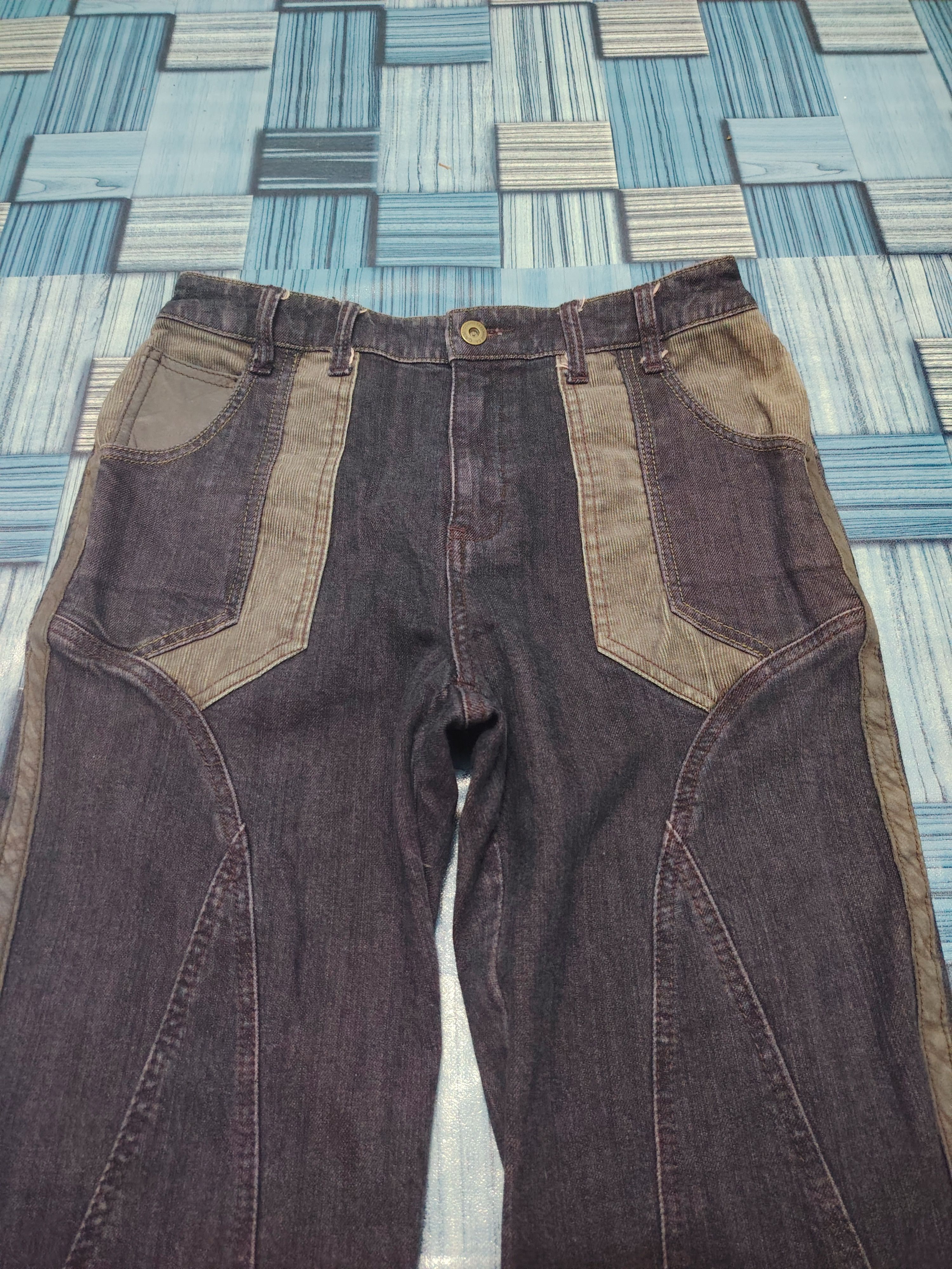 If Six Was Nine Rare Comme ca Comme ci side leather line flared pants Size US 28 / EU 44 - 5 Thumbnail