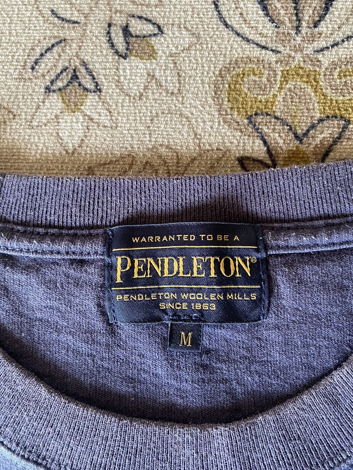 Japanese Brand Vintage Pendleton T-Shirt Size US L / EU 52-54 / 3 - 8 Thumbnail