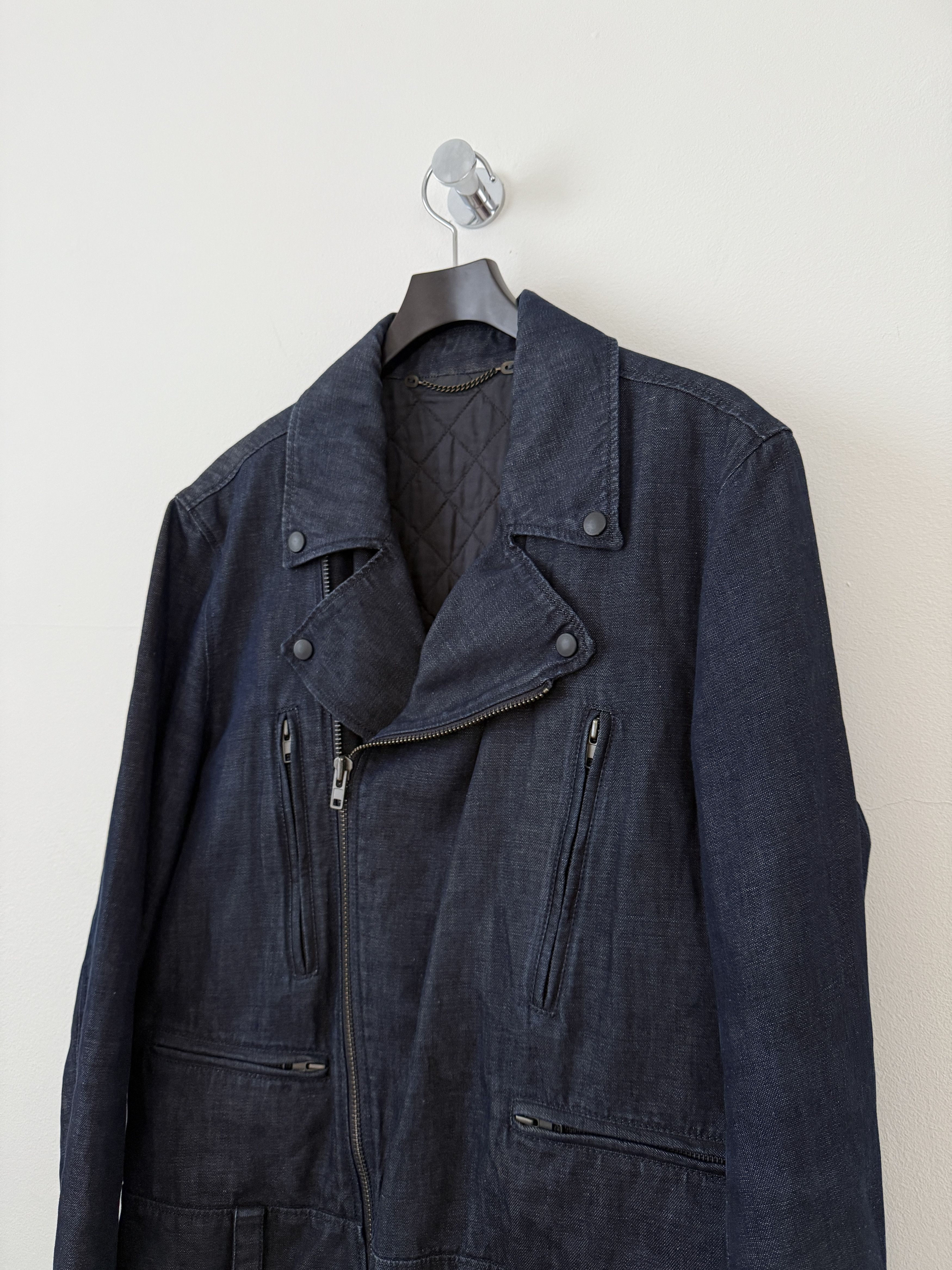 Maison Margiela 2011 Replica Denim Perfecto Moto Jacket Size US M / EU 48-50 / 2 - 5 Thumbnail