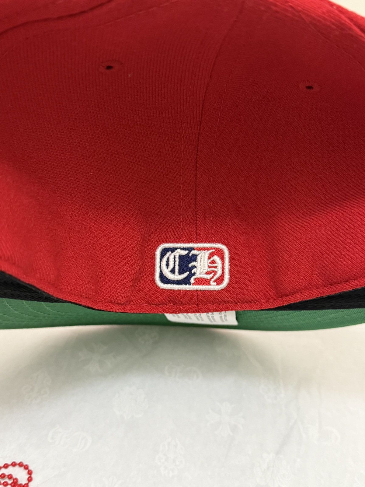 Chrome Hearts ChromeHearts Baseball Heart Snapback Red Size ONE SIZE - 4 Thumbnail