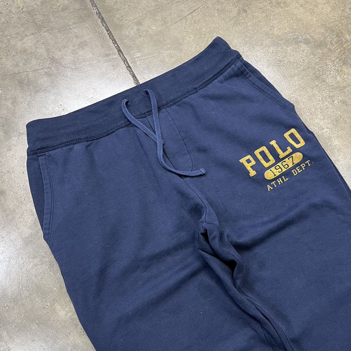 Polo Ralph Lauren × Ralph Lauren × Vintage Vintage Polo Ralph Lauren Athletic Dept. Jogger Sweatpants Size US 32 / EU 48 - 4 Thumbnail
