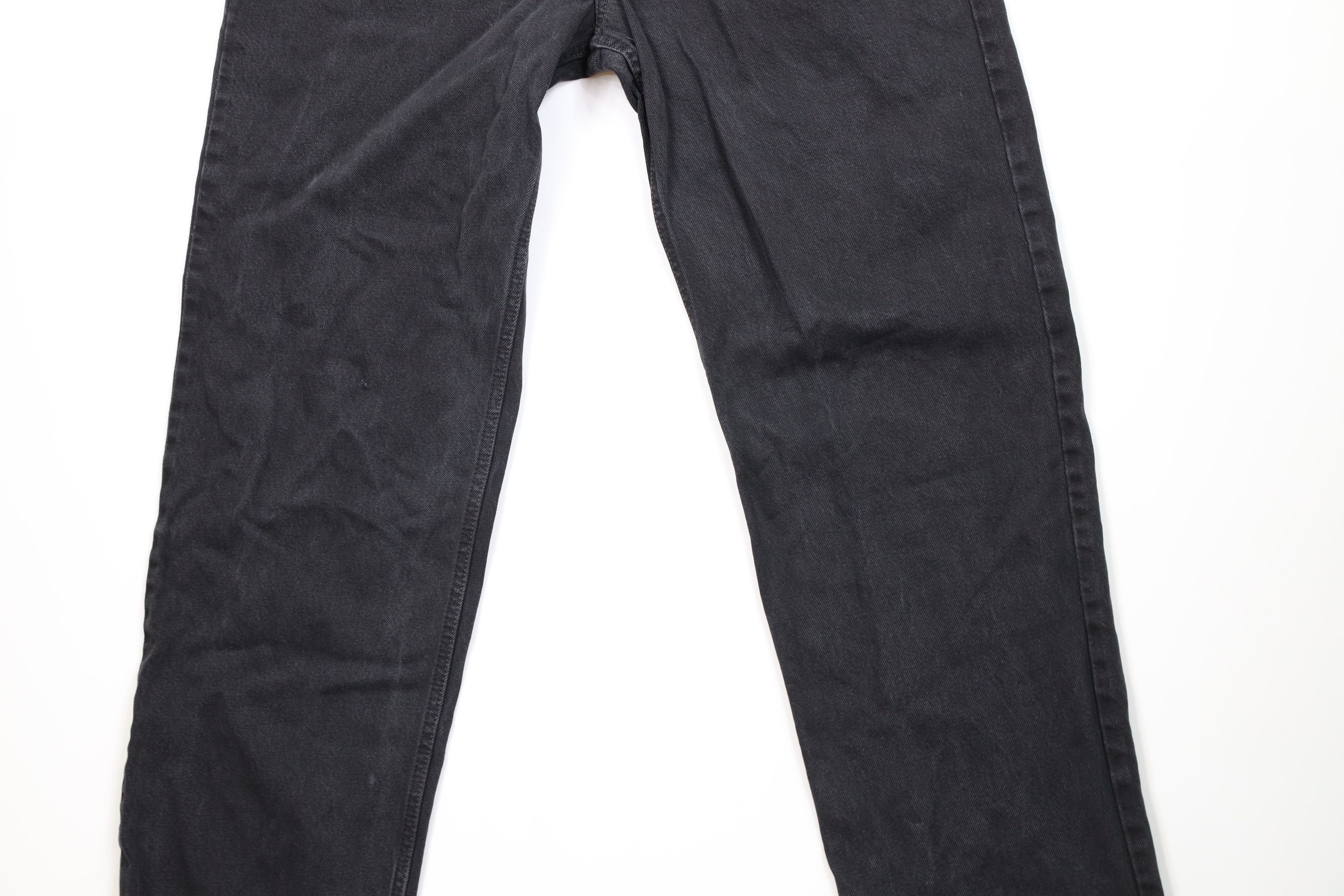 Levi's Vintage Y2K Levis 550 Relaxed Fit Denim Jeans Black Cotton Size US 38 / EU 54 - 3 Thumbnail