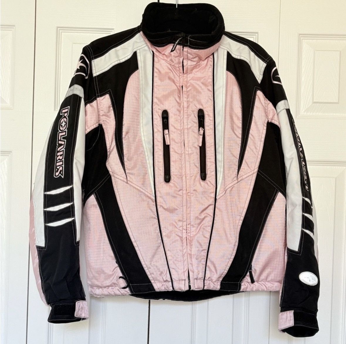 Vintage Pure Polaris Velocity Size Medium Pink Snowmobile Jacket Size M / US 6-8 / IT 42-44 - 1 Thumbnail