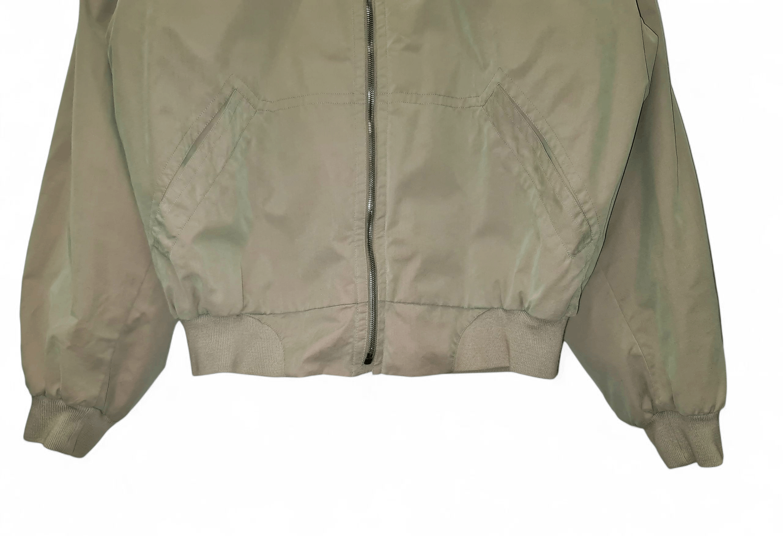 Hugo Boss 90s Vintage Hugo Boss Beige Boomber Jacket Nylon Size US L / EU 52-54 / 3 - 6 Thumbnail