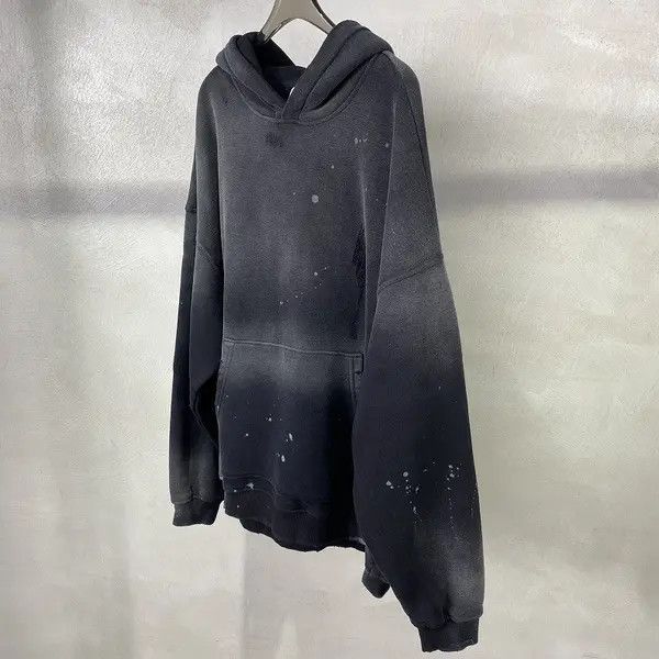 VIBE #33 Speckled Ink Rubbed Hoodie Distressed Size US L / EU 52-54 / 3 - 4 Thumbnail