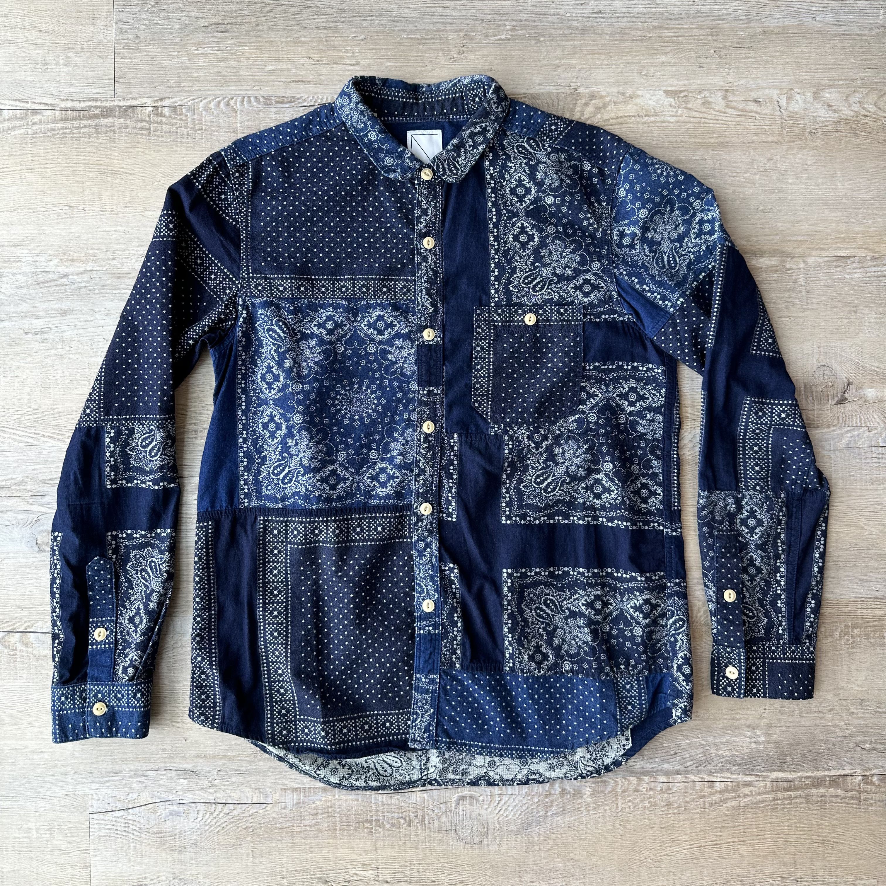 image of Soulive Bandana Ranru Shirt in Indigo, Men's (Size Medium)