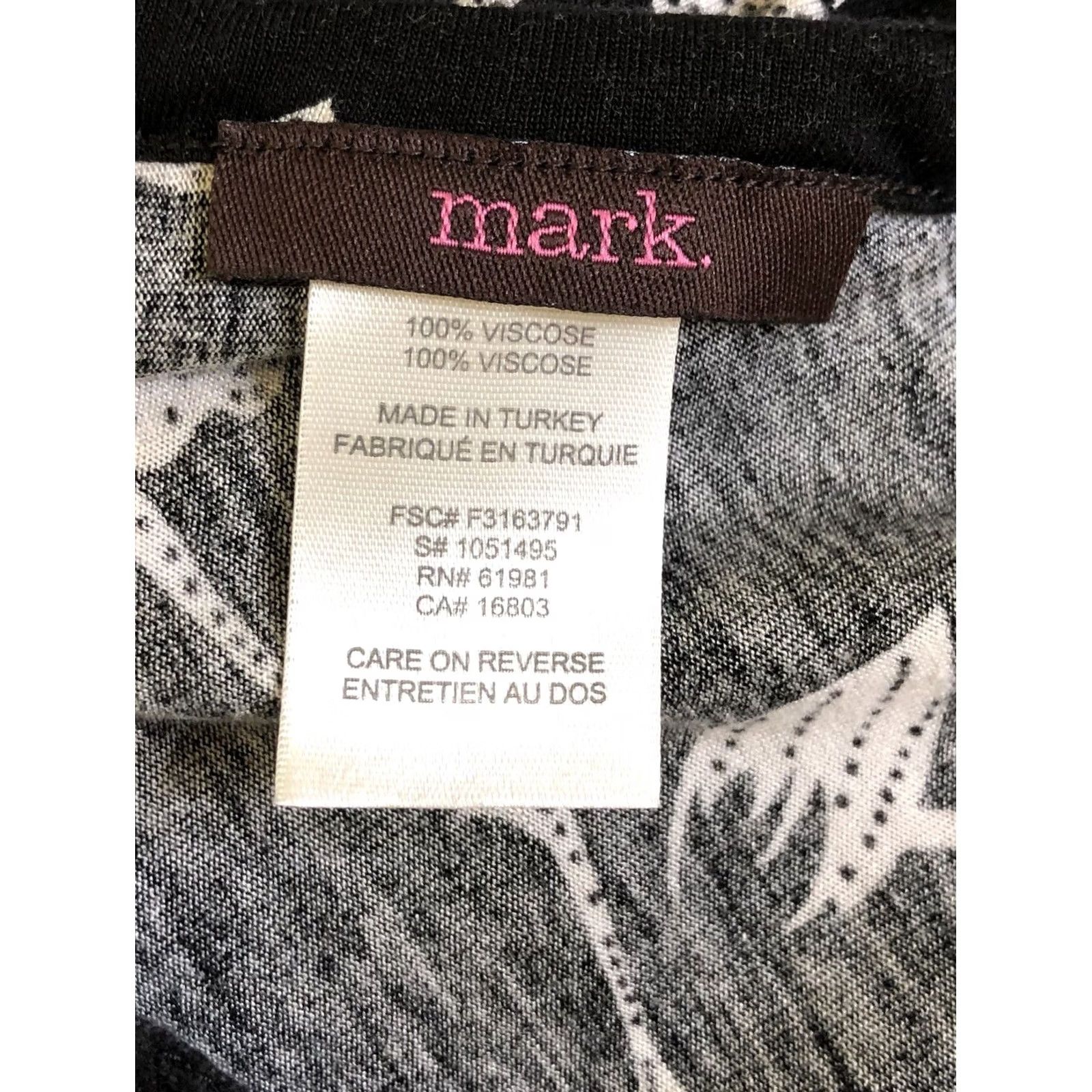 Vintage Mark Floral Short Sleeve Mini Dress S Black White Boho Cottage 90s Bohemian A-Line Womens Size S / US 4 / IT 40 - 5 Thumbnail