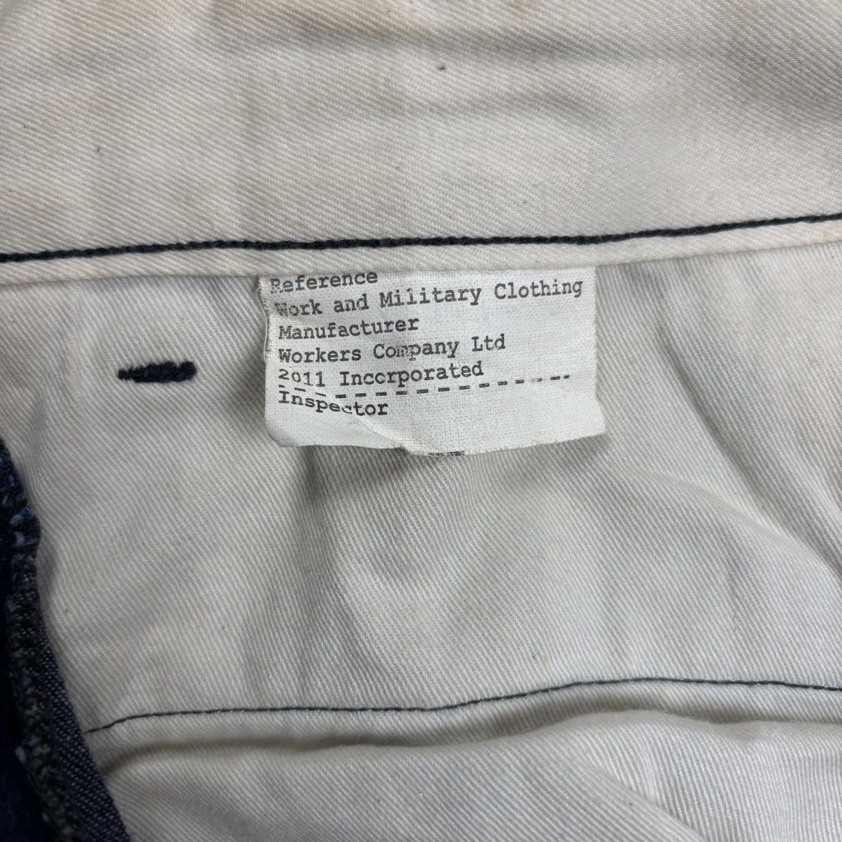 Japanese Brand Workers co military indigo denim button fly Size US 32 / EU 48 - 8 Thumbnail