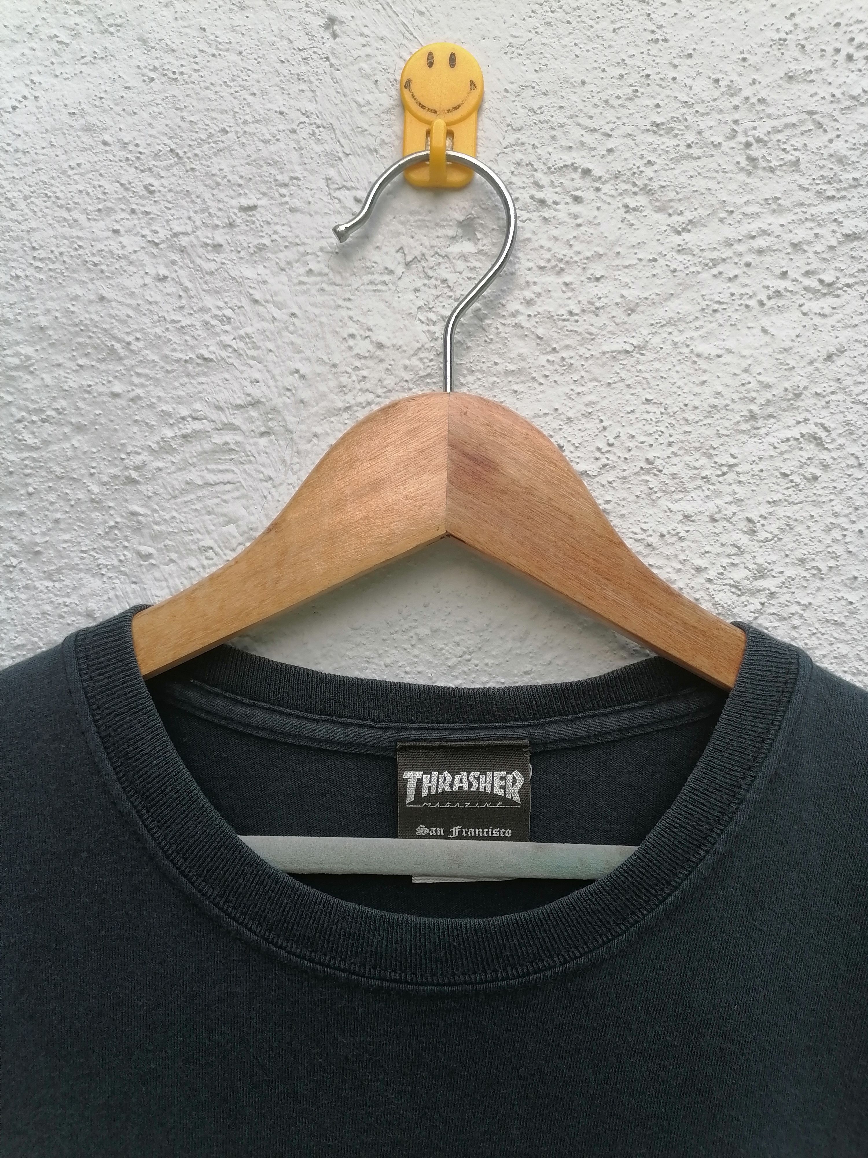 Thrasher × Vintage Thrasher Skateboard Magazine Sun Faded T-shirt Size US XL / EU 56 / 4 - 2 Thumbnail
