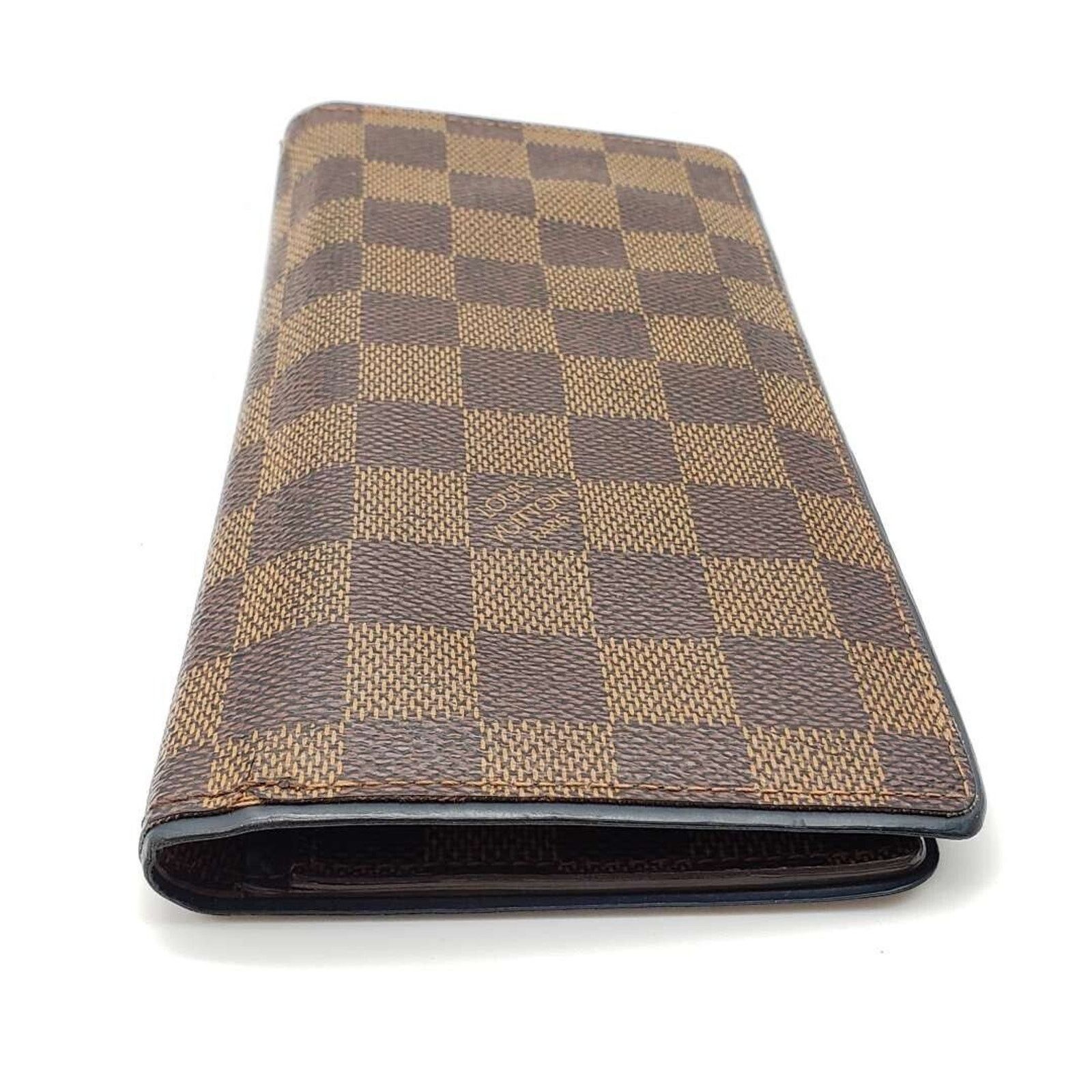 Louis Vuitton Authentic Louis Vuitton Portefeuille Brazza Damier Ebene Size ONE SIZE - 5 Thumbnail