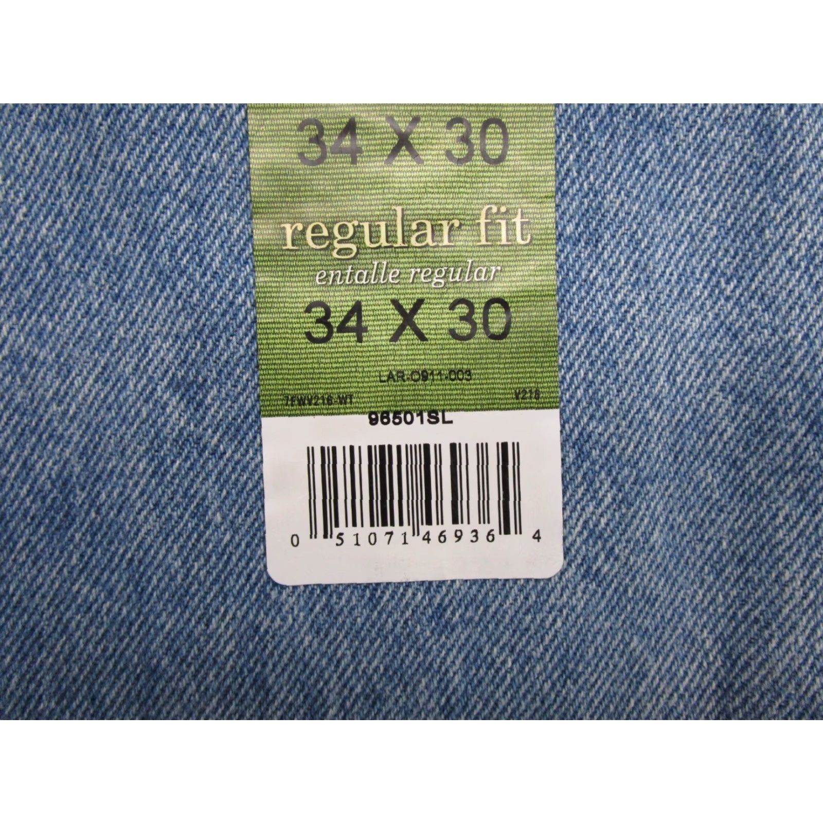 Wrangler Wrangler Jeans Mens Regular Fit Straight Blue 5 Pocket Denim 34x30 New Stars 96501SL Five Star Premium Denim Size US 34 / EU 50 - 3 Thumbnail