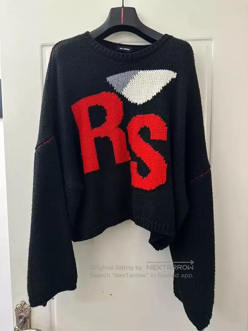 Raf Simons Short and wide sweater.