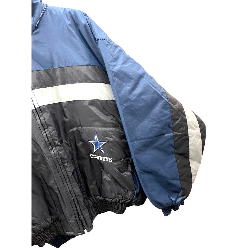NFL × Pro Player × Vintage 1990's Pro Player Dallas Cowboys Quilted Puffer Jacket Size US XL / EU 56 / 4 - 5 Thumbnail