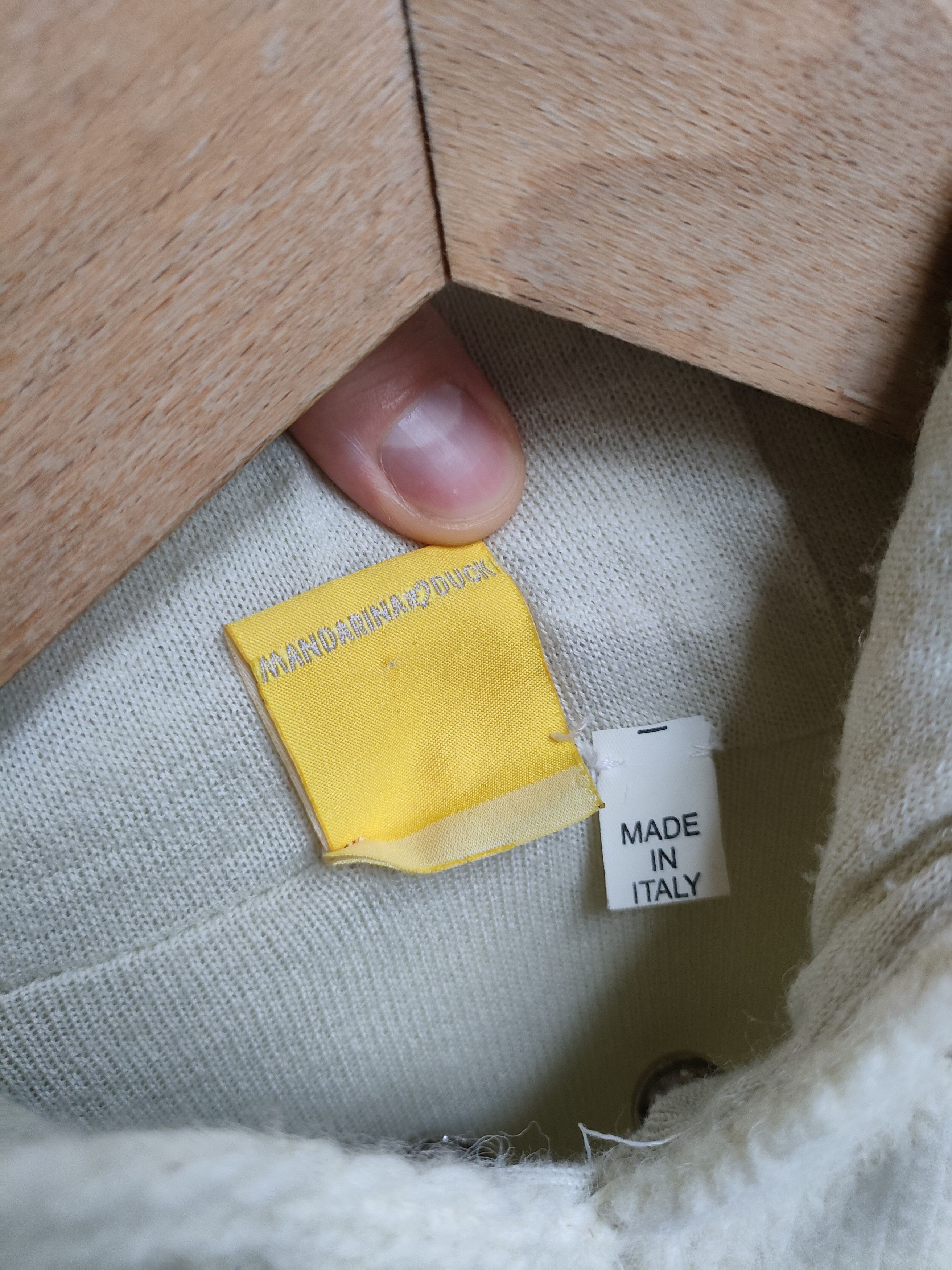 Mandarina Duck 2000s Mandarina Duck Hooded Sweater With Hood Drawstring Size US L / EU 52-54 / 3 - 7 Thumbnail