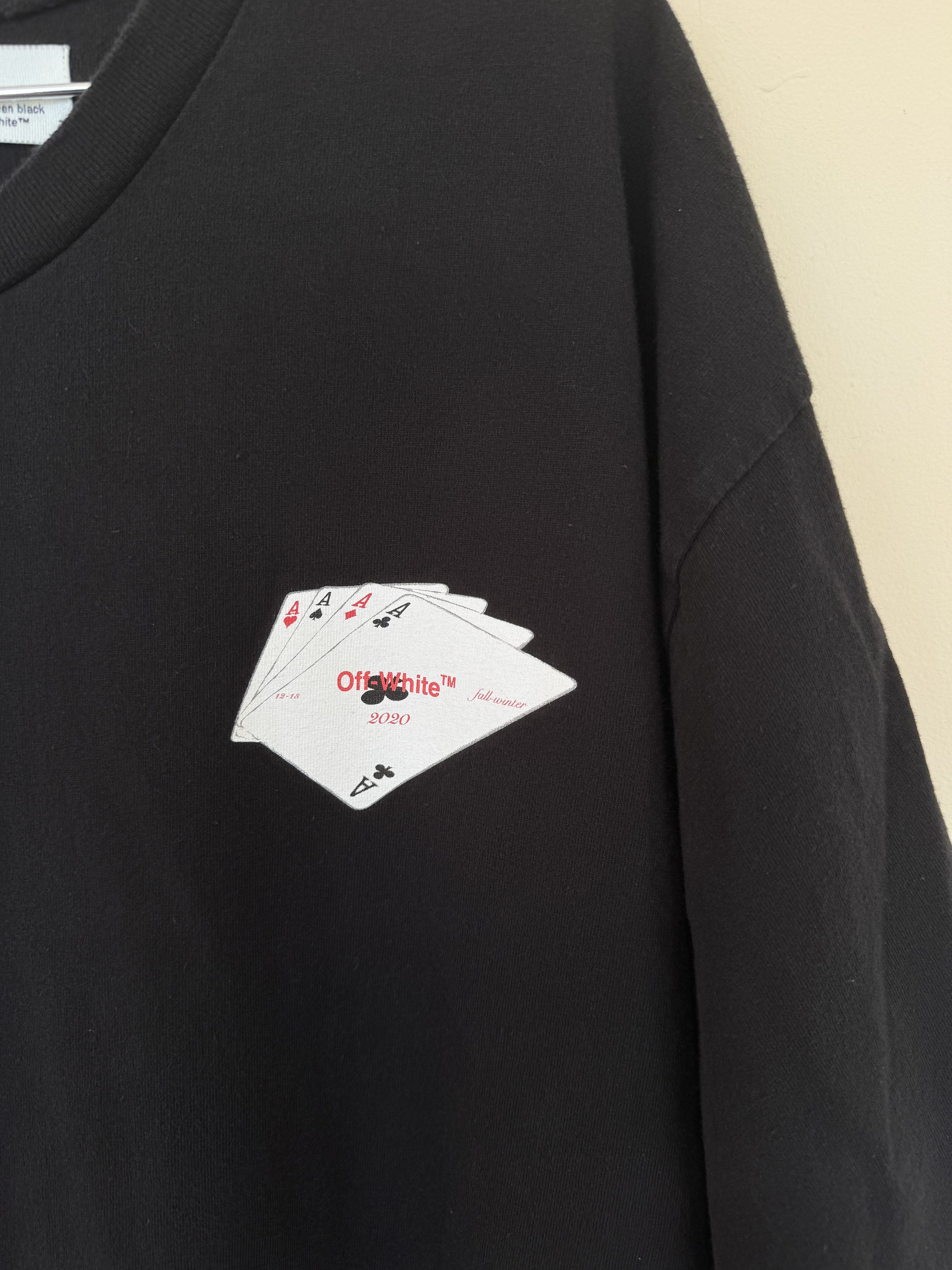 Off-White Off White Poker Tee Size US L / EU 52-54 / 3 - 5 Thumbnail