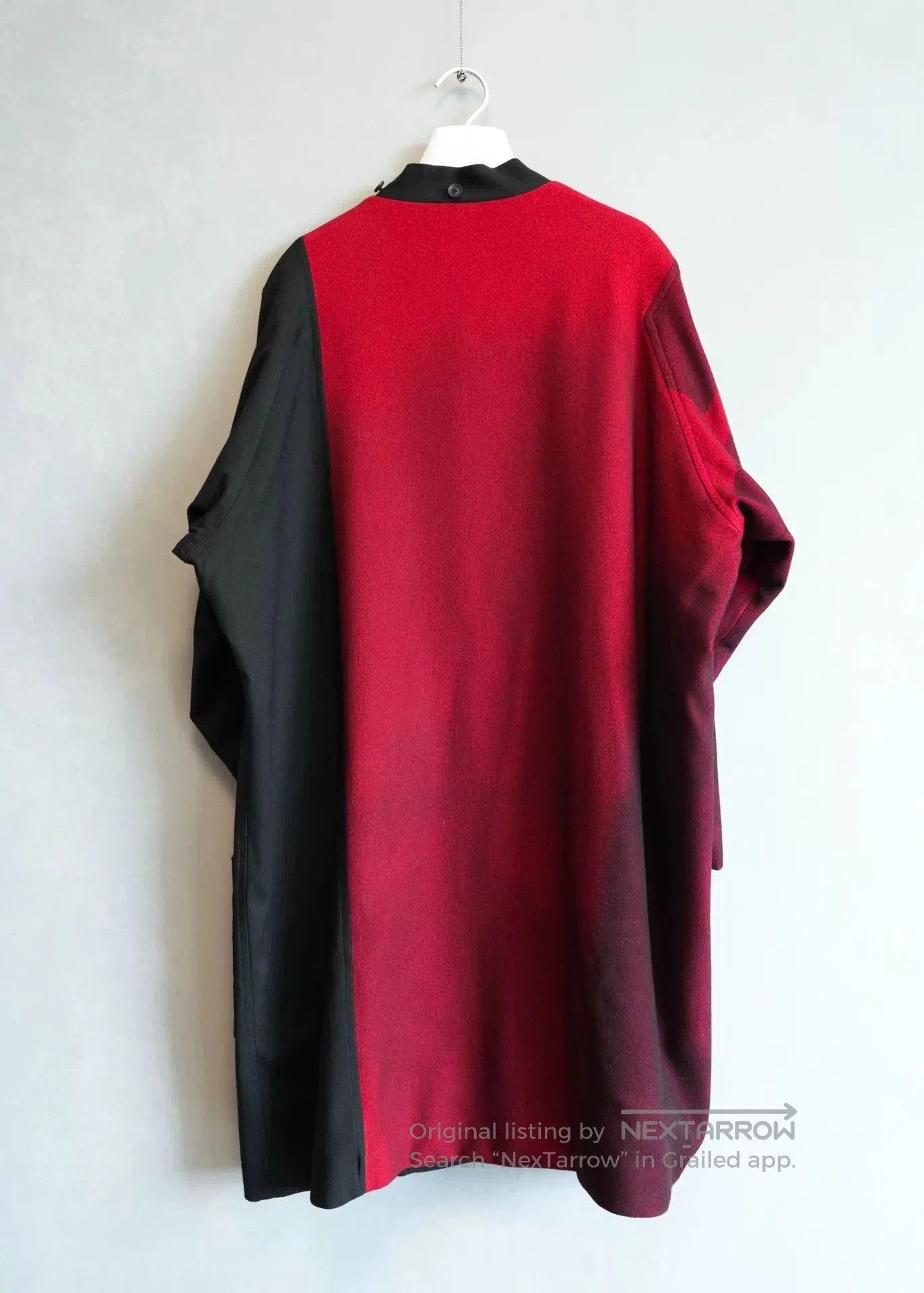 Yohji Yamamoto Yohji Yamamoto Red and Black Coat. Size M / US 6-8 / IT 42-44 - 3 Thumbnail
