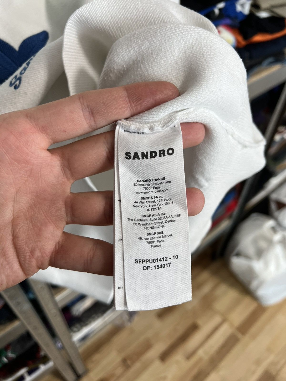 Sandro Sandro Riviera Sweatshirt Pullover Embroidered Jumper Sz M Size M / US 6-8 / IT 42-44 - 5 Thumbnail