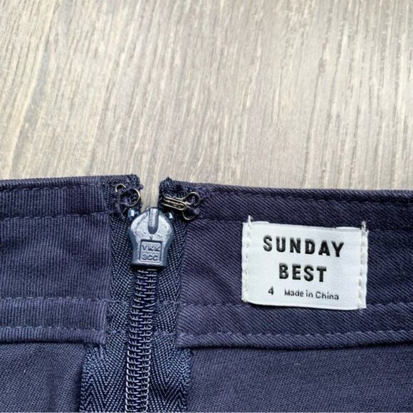 Aritzia Aritzia Sunday Best Women's Mini Skirt Draped ruffles Size 27" / US 4 / IT 40 - 6 Thumbnail