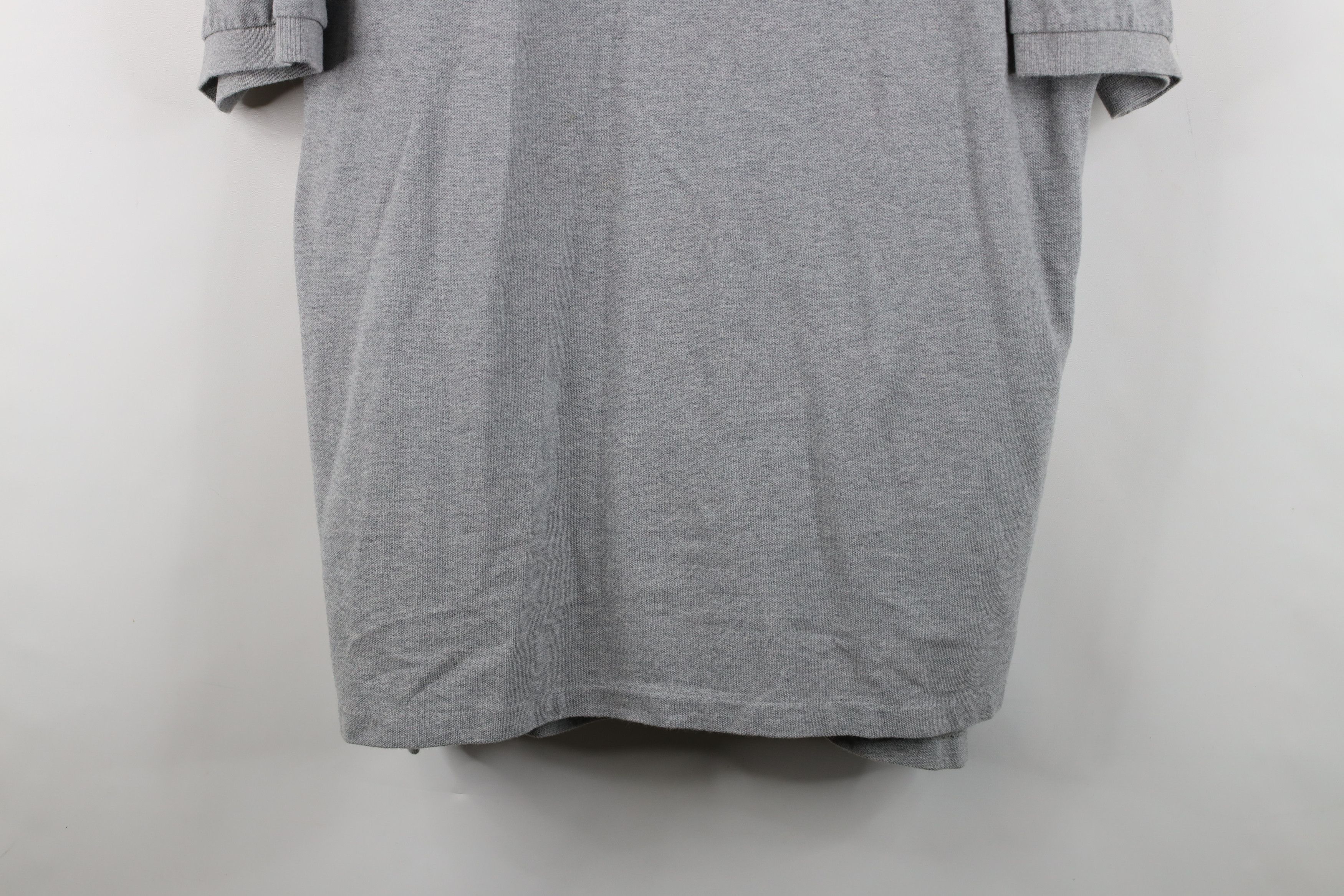 Ralph Lauren Vintage 90s Ralph Lauren Knit Collared Golf Polo Shirt Gray Size US XL / EU 56 / 4 - 3 Thumbnail