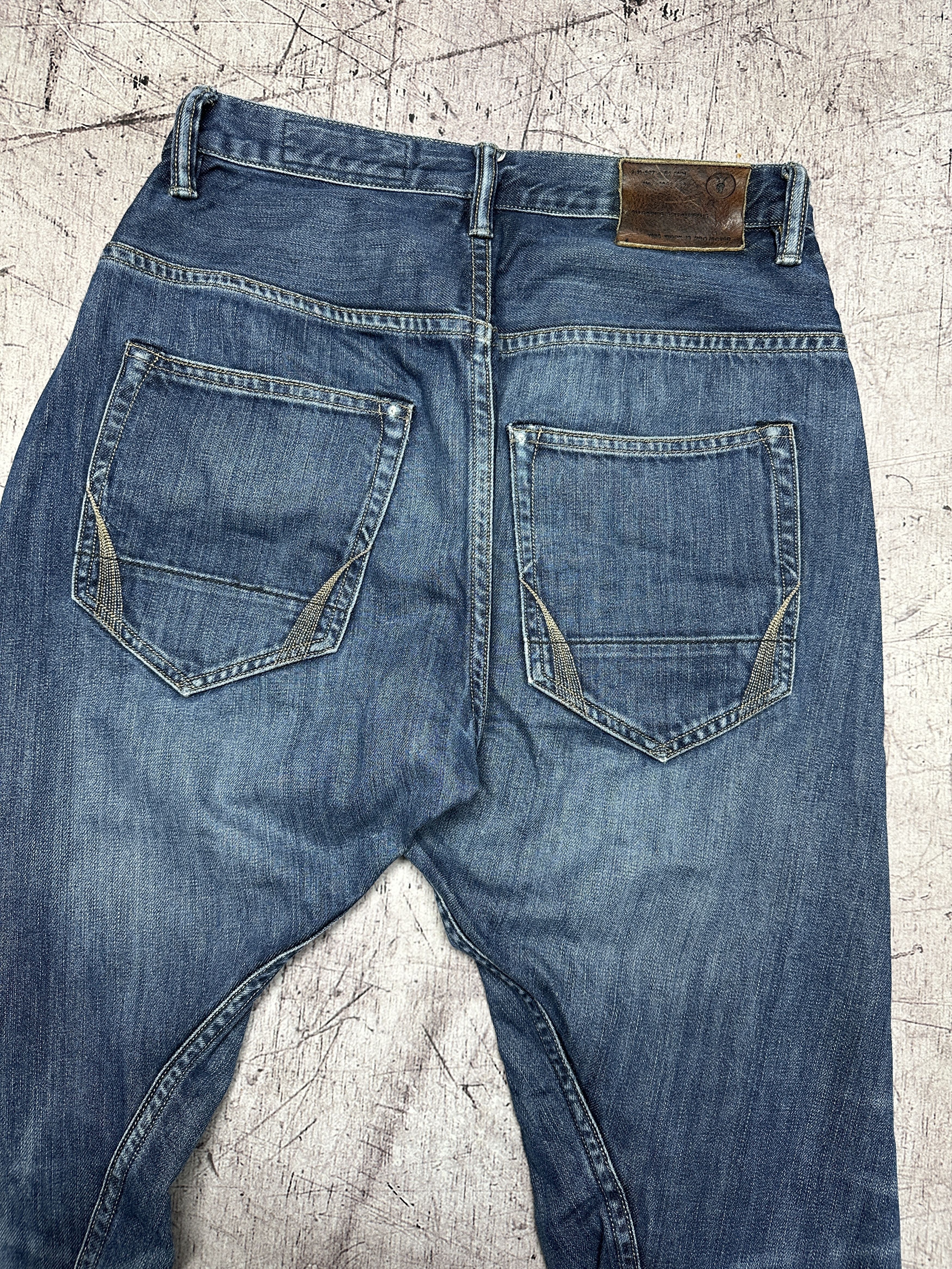 Allsaints Allsaints Mens Arc Bik Runner Denim Pants Jeans Size US 28 / EU 44 - 6 Thumbnail