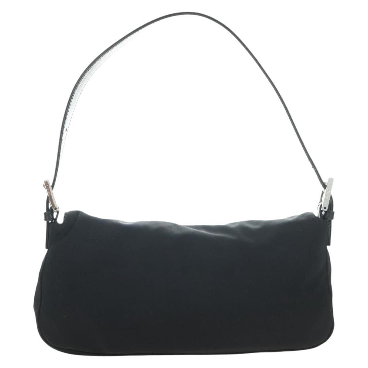 Fendi Fendi Cotton Mamma Baguette Shoulder Bag Black Size ONE SIZE - 2 Thumbnail