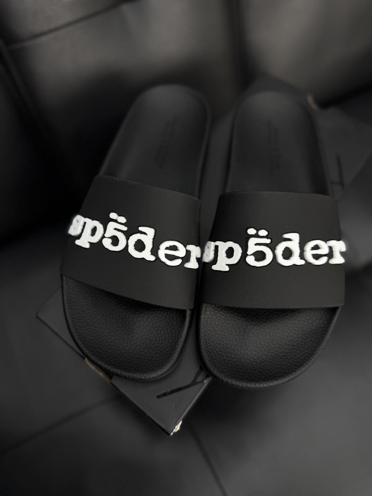 Sp5der Sp5der Slides Slip On Black Size 6 (Brand New) Size US 6 / EU 39 - 4 Thumbnail