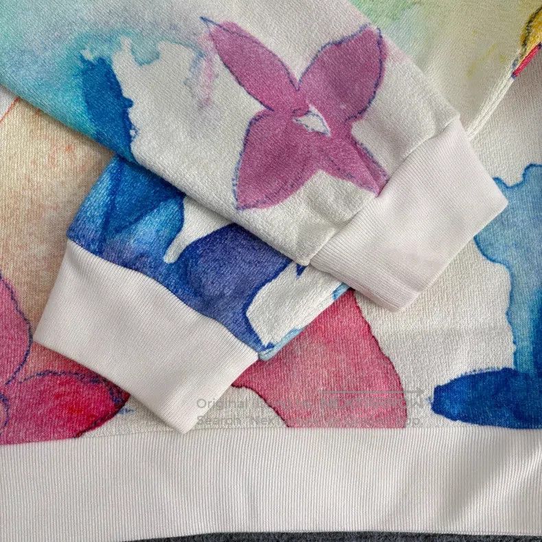 Louis Vuitton Louis Vuitton Ink and wash three-flower sweatshirt Size US L / EU 52-54 / 3 - 4 Thumbnail