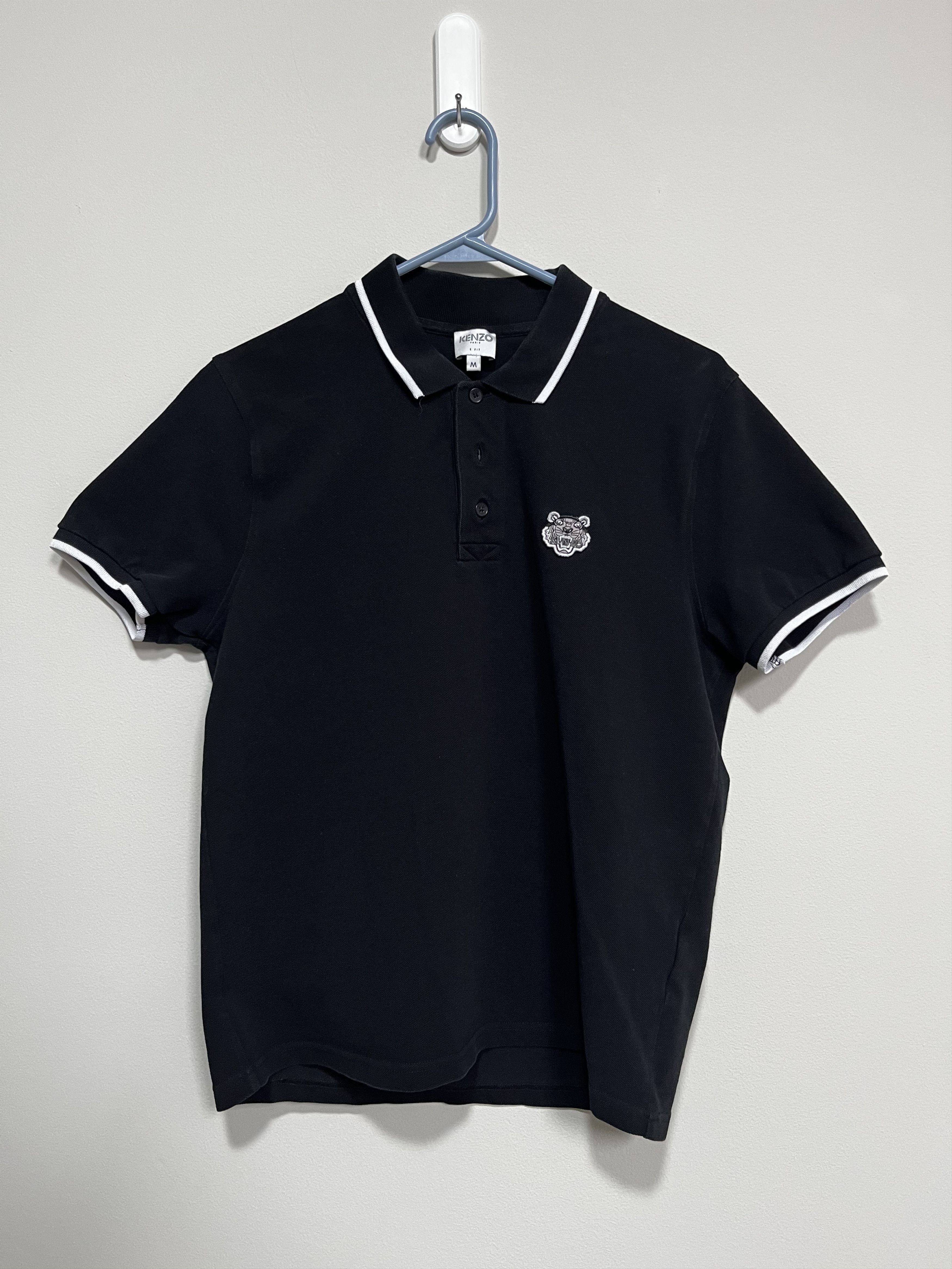 Kenzo Kenzo Paris Tiger Crest Polo - Black (M) Size US M / EU 48-50 / 2 - 1 Thumbnail