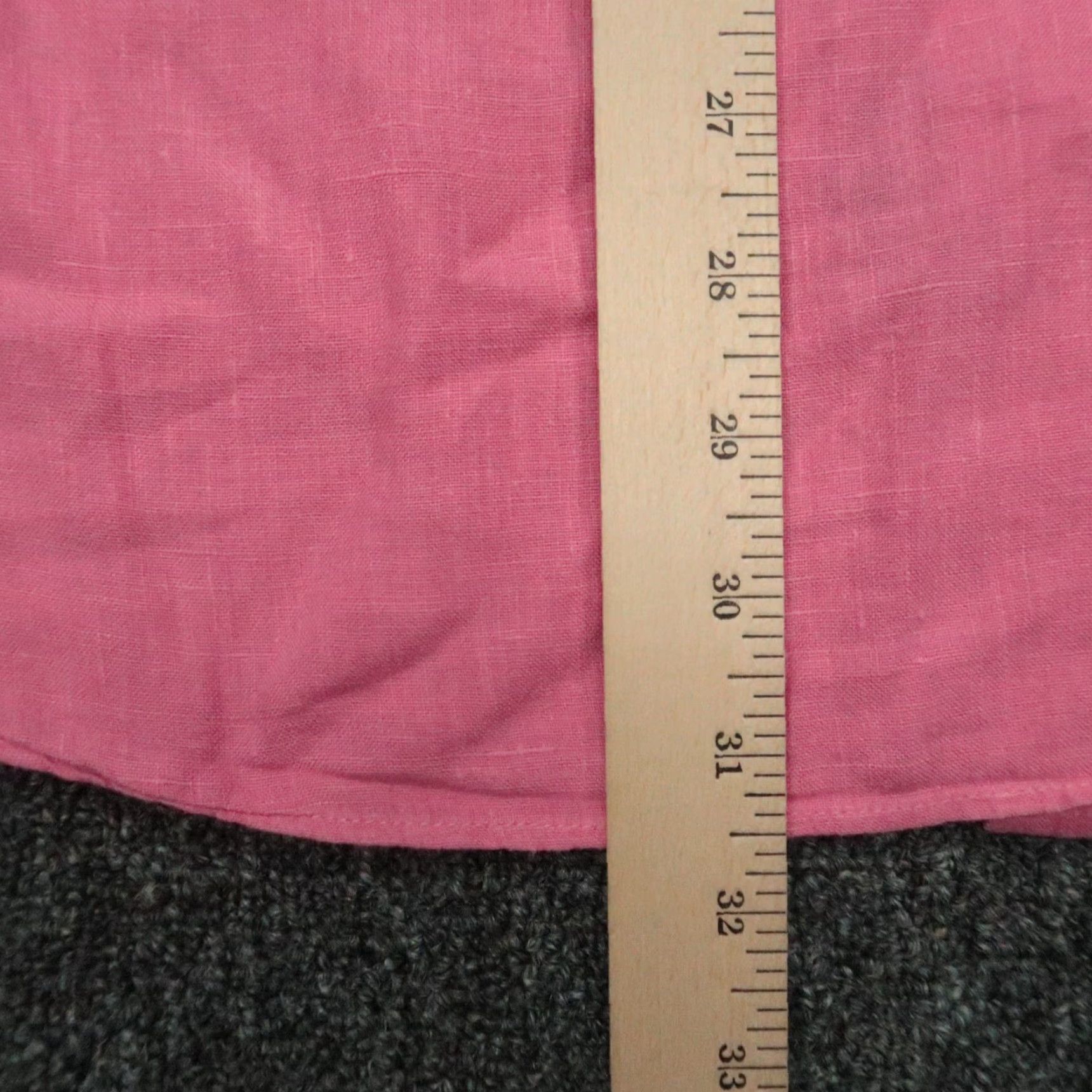 Vilebrequin Vilebrequin Shirt Mens M Pink Linen Long Sleeve Button-Up Lightweight Casual, Party/Cocktail, Travel Mens Size US M / EU 48-50 / 2 - 7 Thumbnail