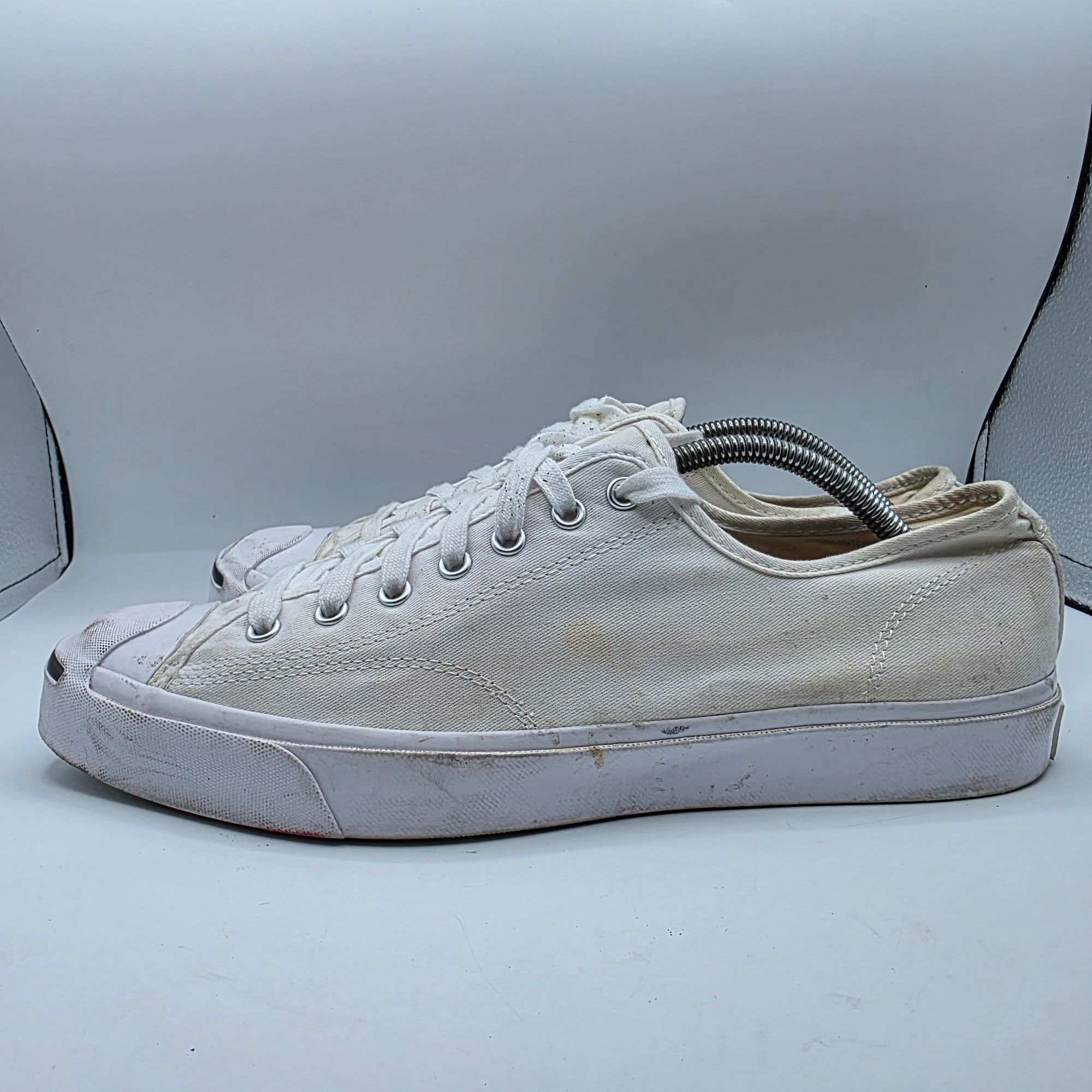Converse Converse Jack Purcell Ox Mens Size 11.5 White Sneaker Shoes Size US 11.5 / EU 44-45 - 13 Thumbnail