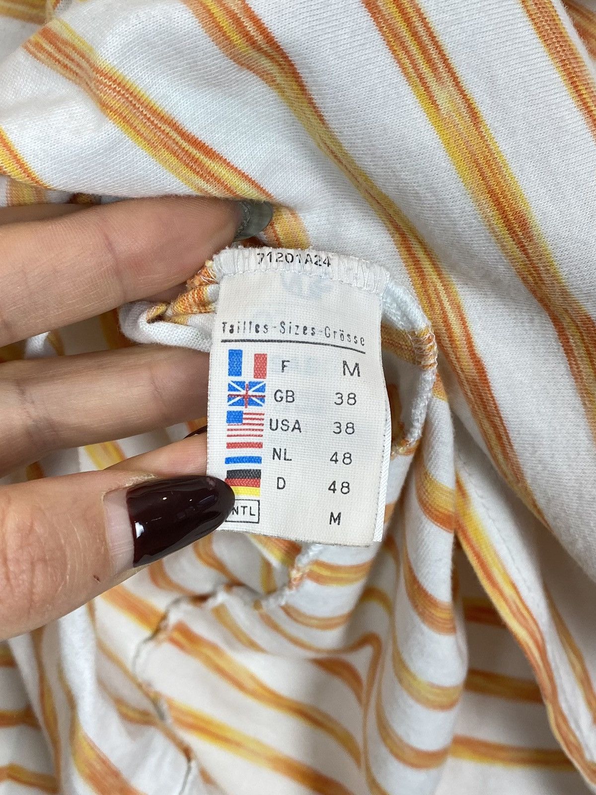 Designer × Saint James × Vintage Vintage Saint James Long Sleeve Shirt Womens Sz M Size M / US 6-8 / IT 42-44 - 7 Thumbnail