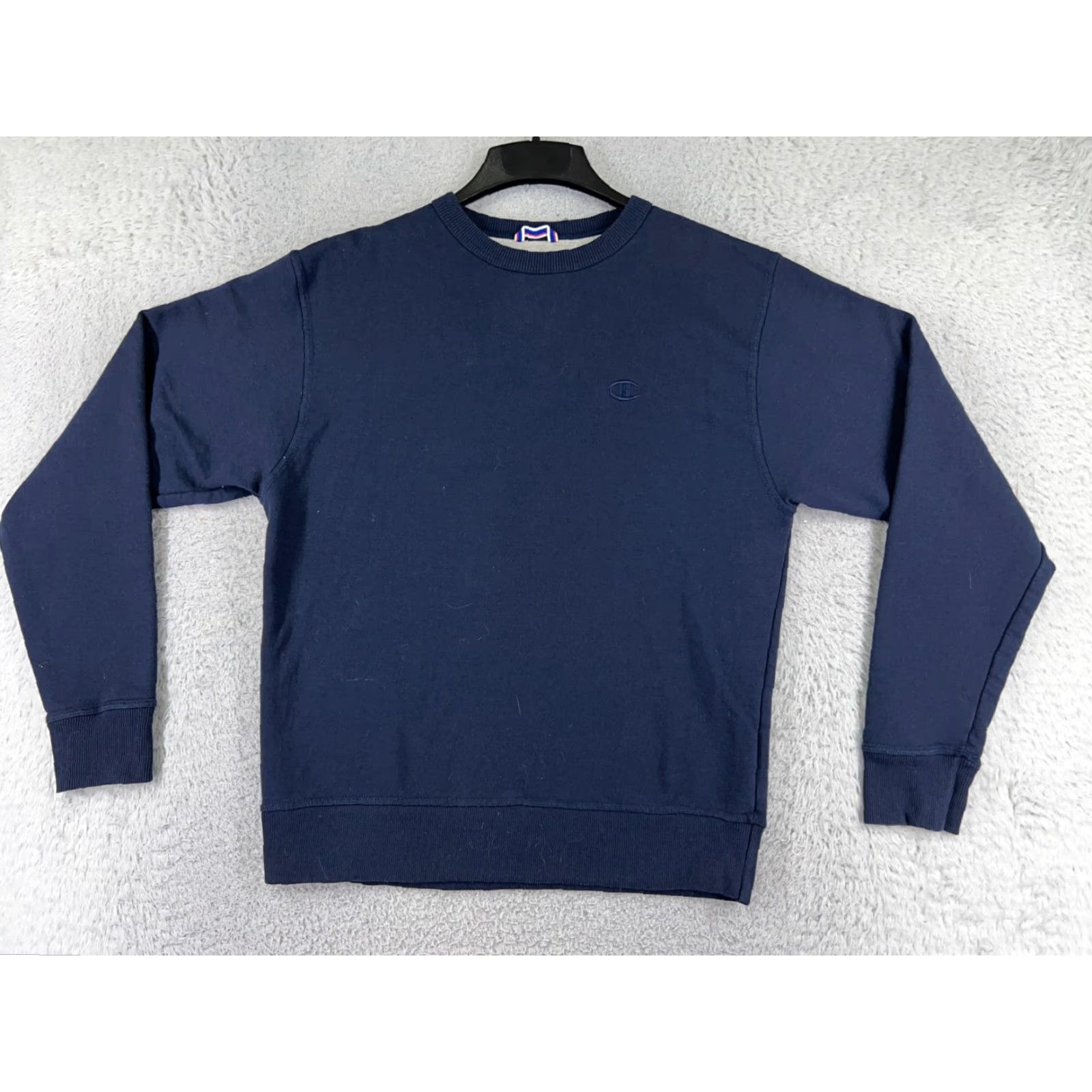 Champion Champion Sweater Adult Medium Blue Crew Neck Cotton Blend Outdoor Sweatshirt Size US M / EU 48-50 / 2 - 2 Thumbnail
