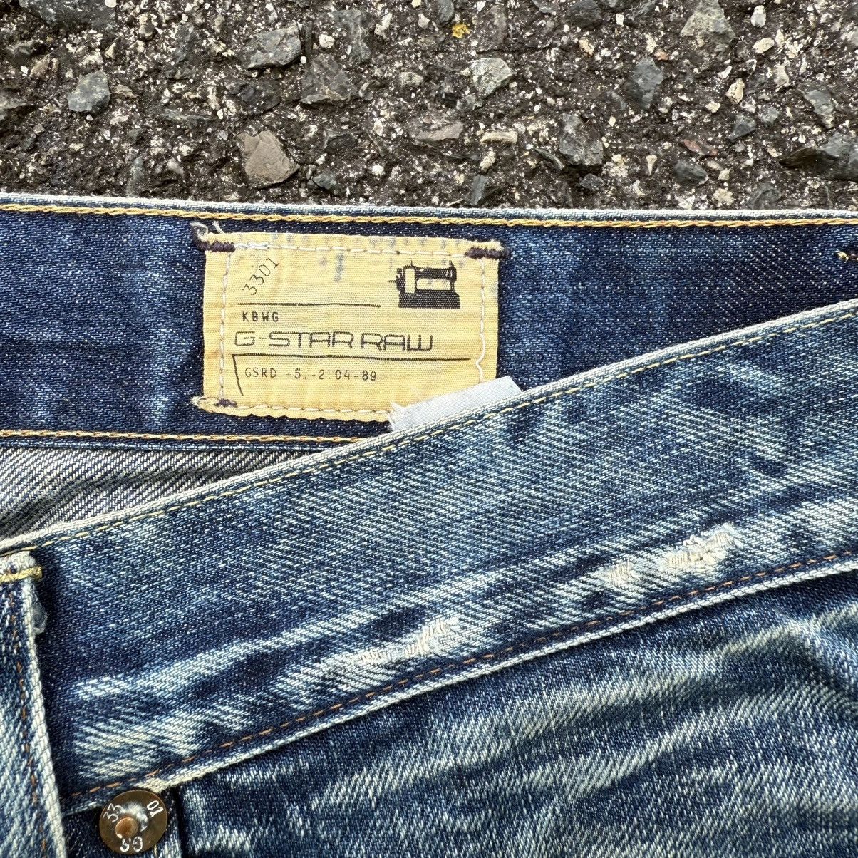 G-Star VINTAGE G STAR ITALY BUTTON FLY FADED JEAN DENIM PANTS Size US 35 - 7 Thumbnail