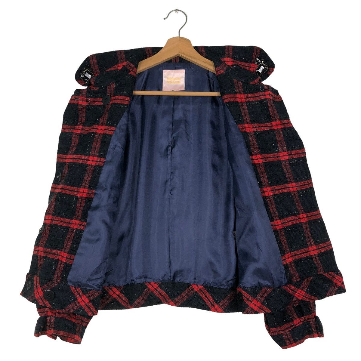Hysteric Glamour DOUBLE BREAST WOOL BIKER JACKET MINIMUM JAPAN TARTAN DESIGN Size US S / EU 44-46 / 1 - 13 Thumbnail