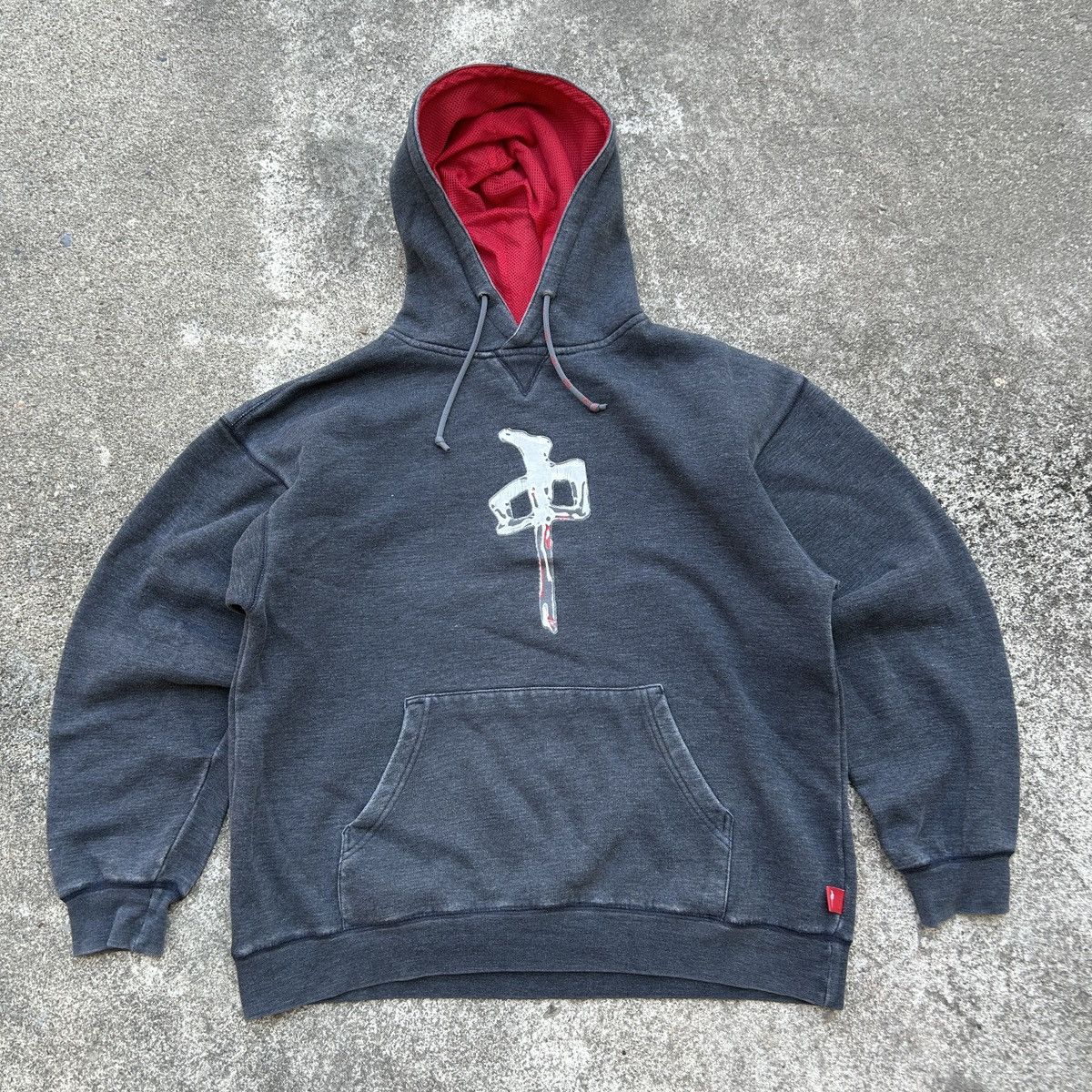Vintage Vintage Y2K Red Dragon Skateboard Hoodie Size US S / EU 44-46 / 1 - 1 Thumbnail