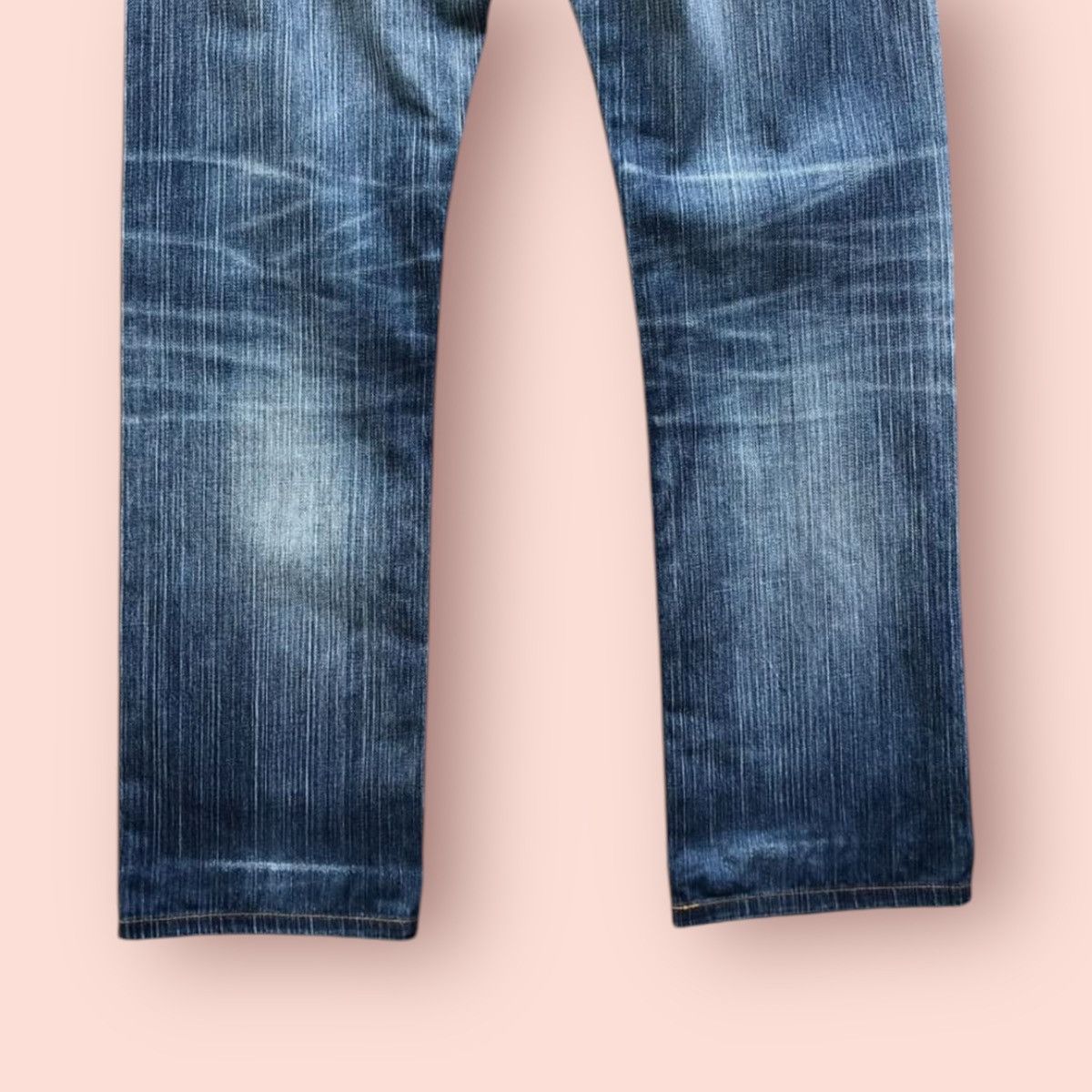 Jun Takahashi × Uniqlo VINTAGE UNIQLO S-001 DISTRESSED SLIM FIT STRAIGHT JEANS Size US 31 - 16 Thumbnail