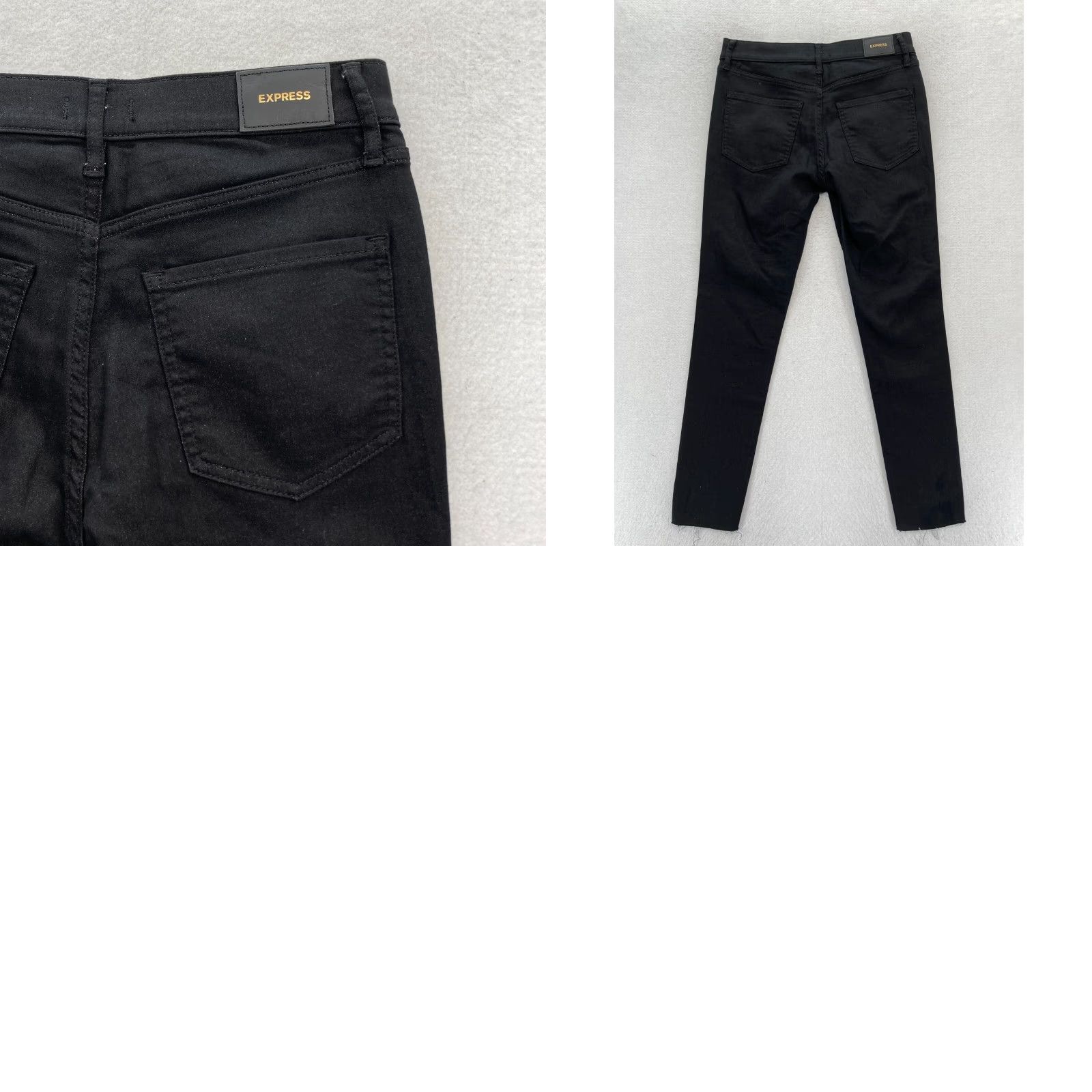 Express Express Pants Women's 6 Skinny Ankle Black Mid Rise Knit Stretch NWT Pants Size 30" / US 8 / IT 44 - 9 Thumbnail