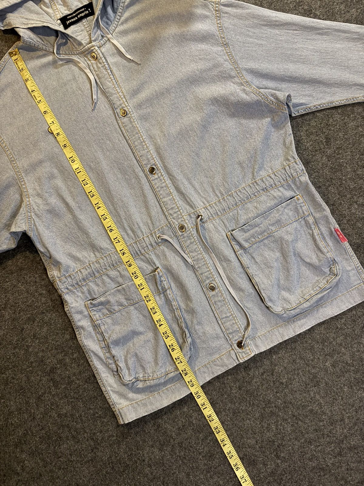 mercibeaucoup Vintage Mercibeacoup Jevous Enprie Light Jacket Hoodie Size L / US 10 / IT 46 - 14 Thumbnail