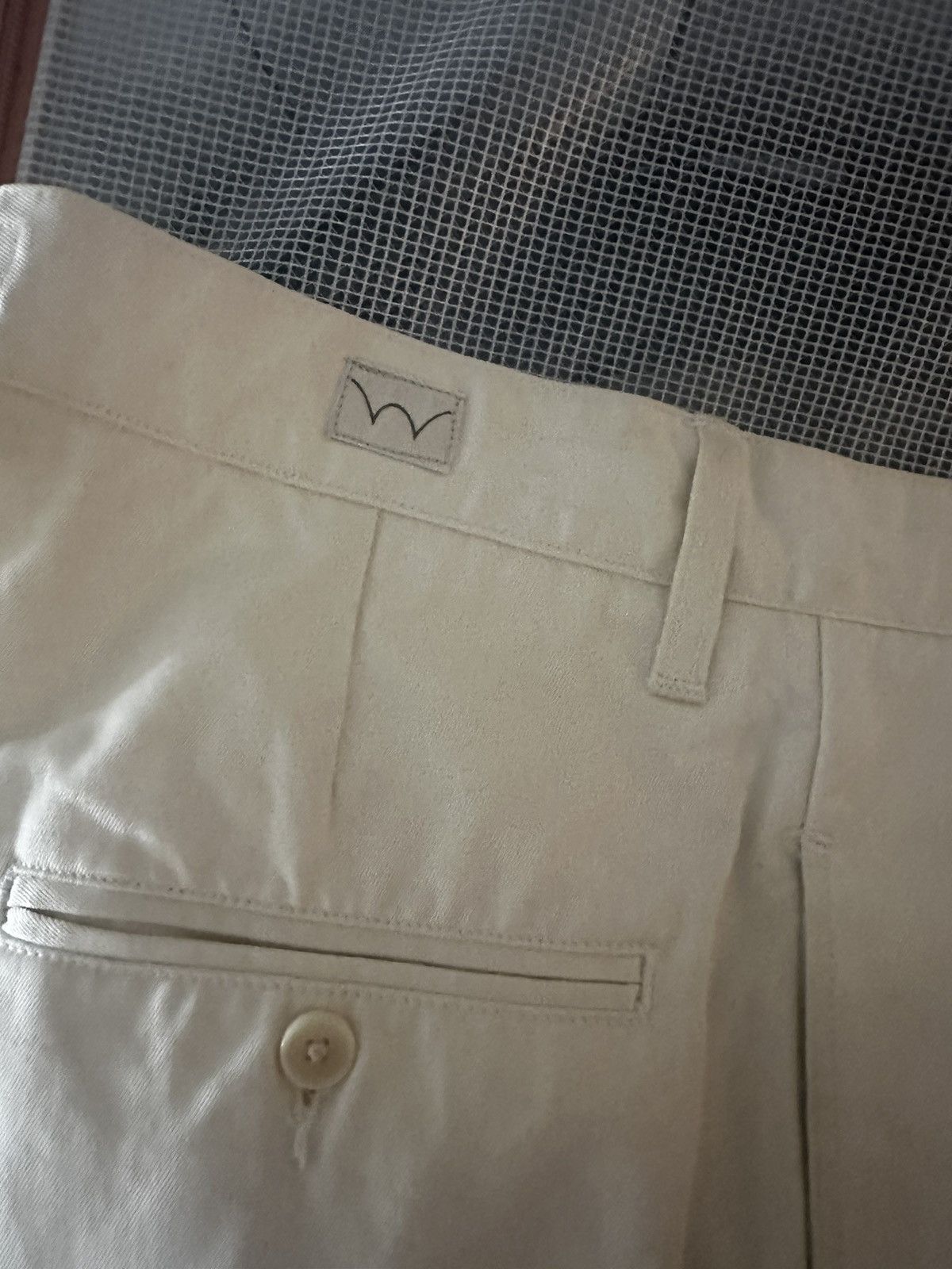 Edwin Edwin white cotton chino Size US 31 - 6 Thumbnail
