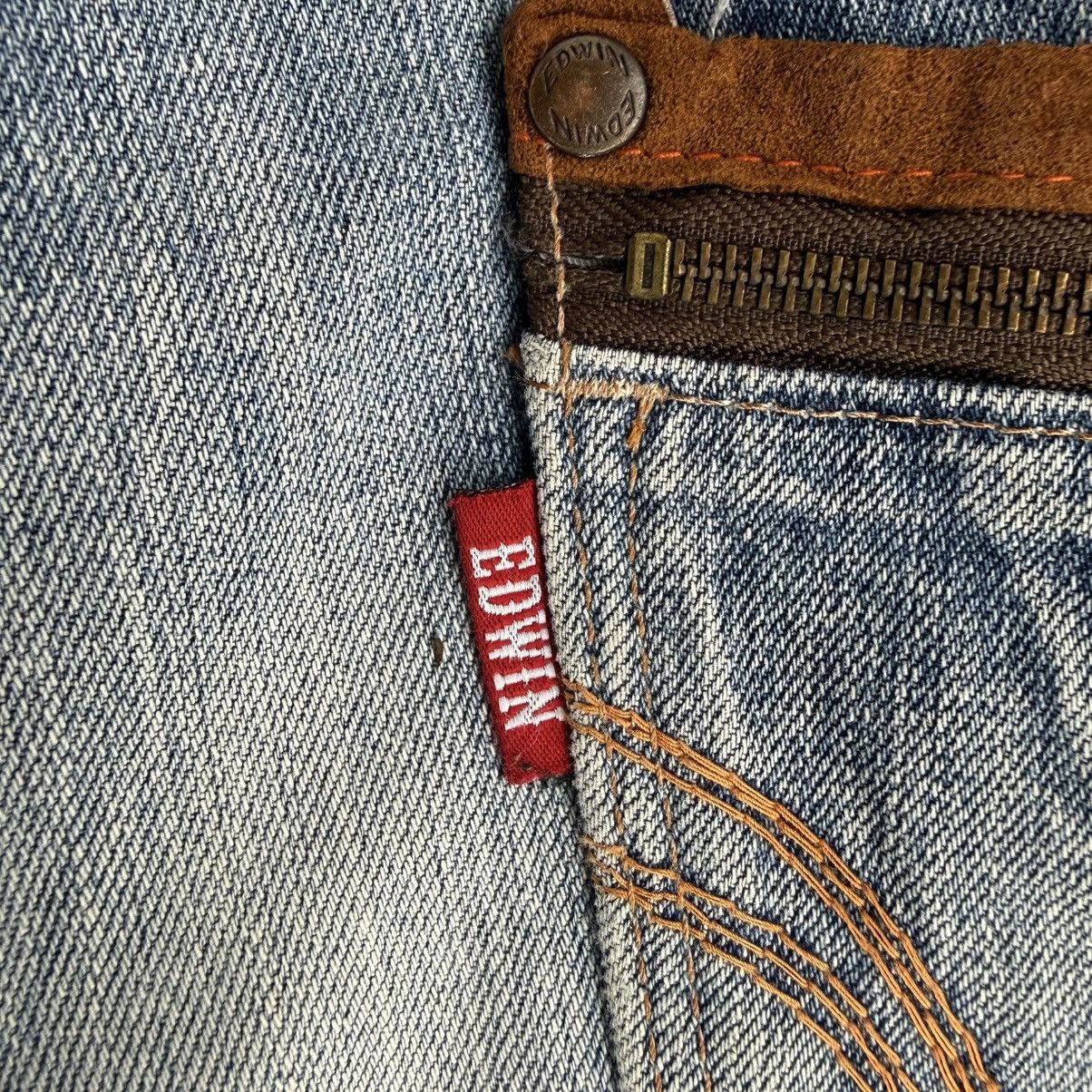 Edwin W36x30 Vintage Edwin Faded Storm Mud Wash Denim Jean Size US 36 / EU 52 - 11 Thumbnail
