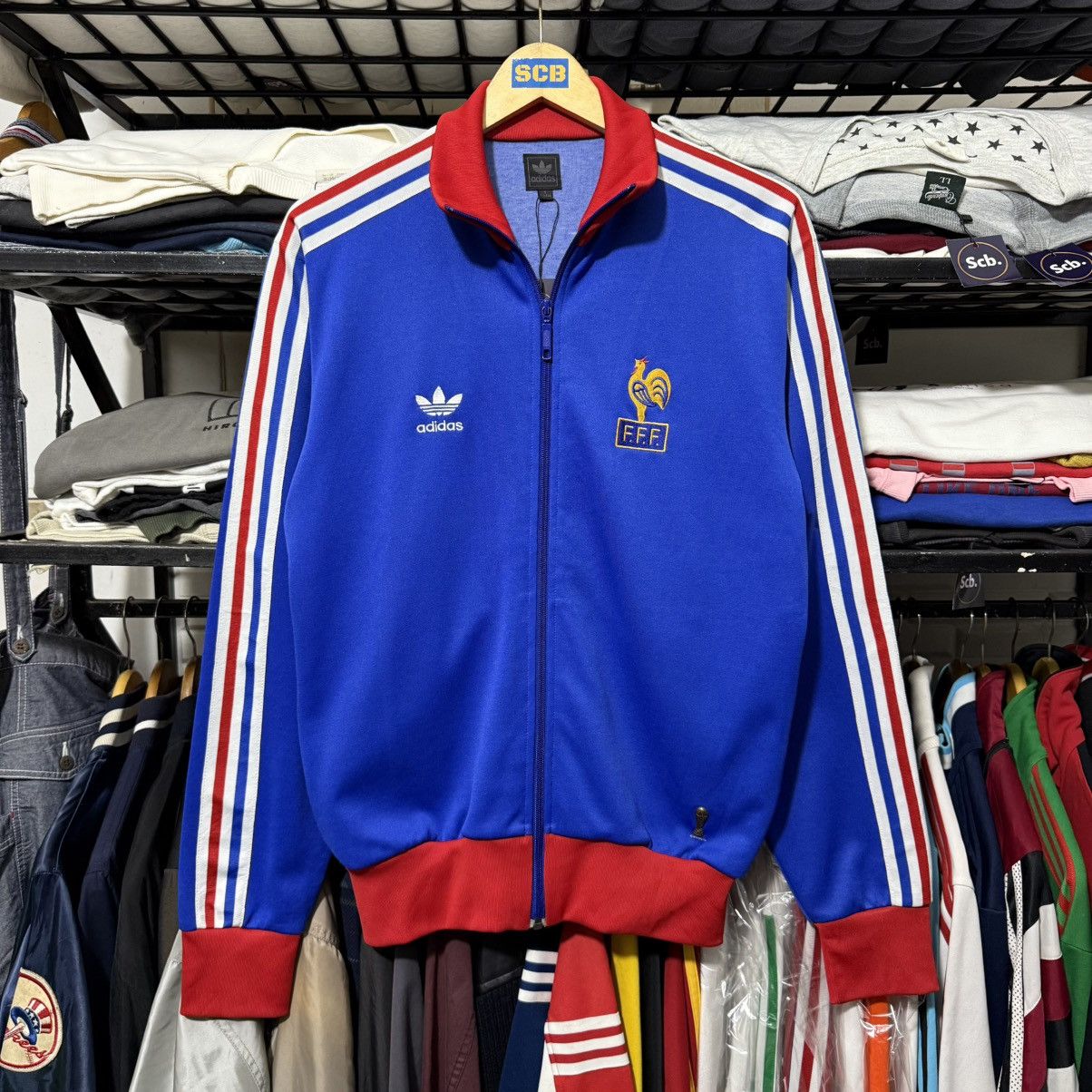 Vintage Adidas france fifa world cup track top Size US M / EU 48-50 / 2 - 3 Thumbnail