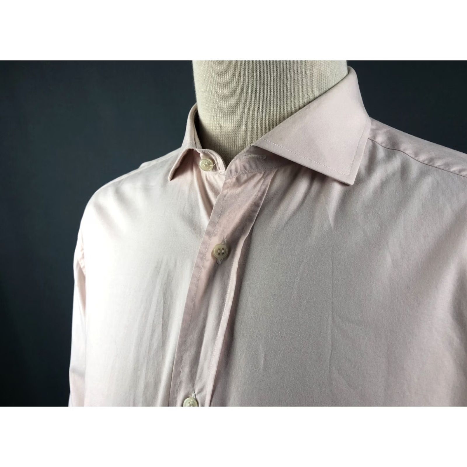 Versace Gianni Versace Shirt Pink Cotton Men Size 41 Size US L / EU 52-54 / 3 - 6 Thumbnail