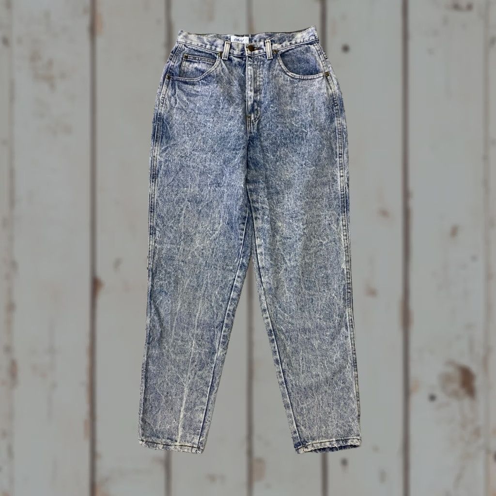 Vintage VINTAGE CHIC Jeans Mom 80s Blue Acid Wash Size 12 Womens US"} Size 34" / US 12 / IT 48 - 1 Thumbnail