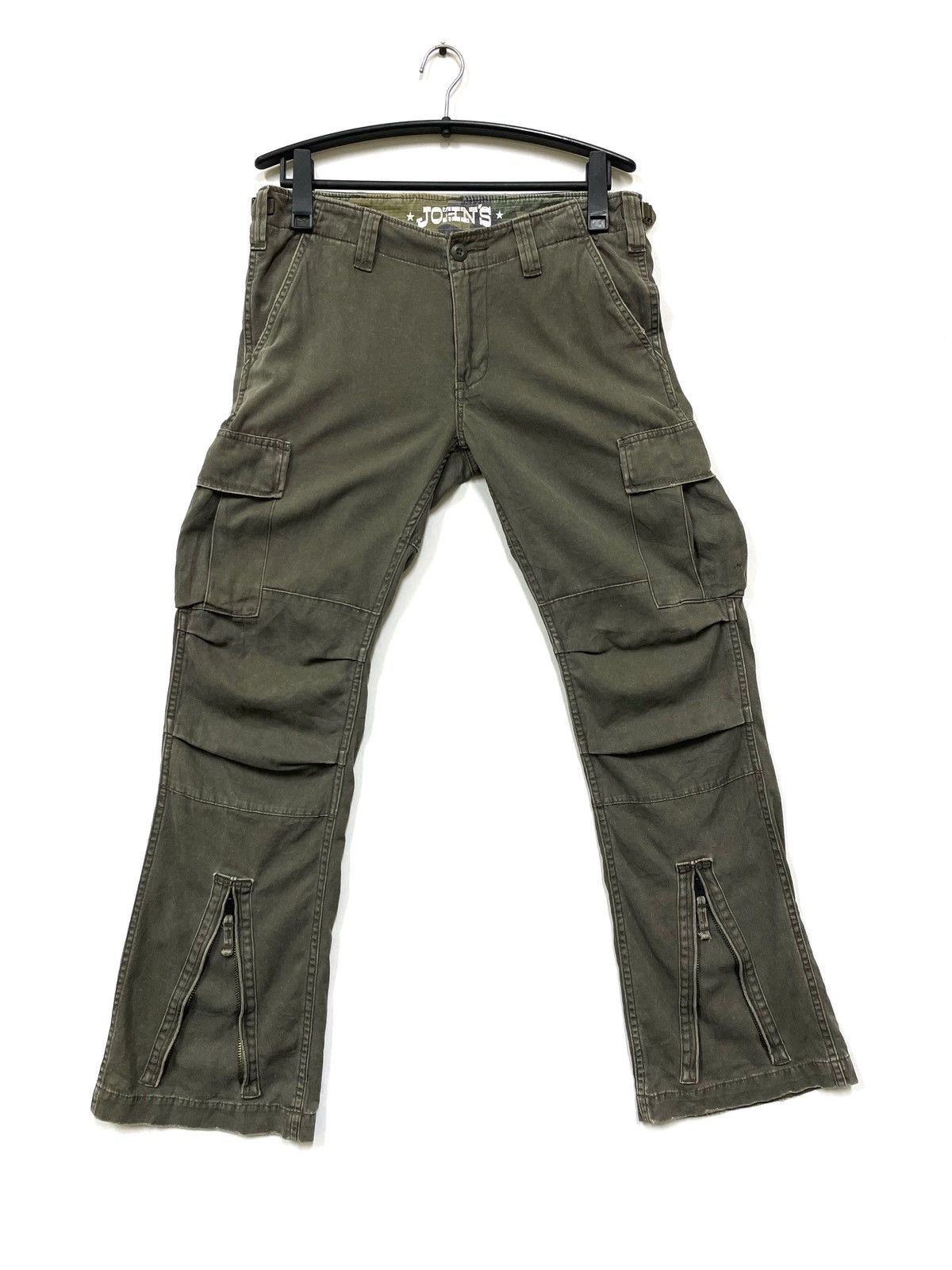 Alpha Industries × Vintage Flare !! Vintage 90s Cargo by Alpha Industries Size US 34 / EU 50 - 3 Thumbnail