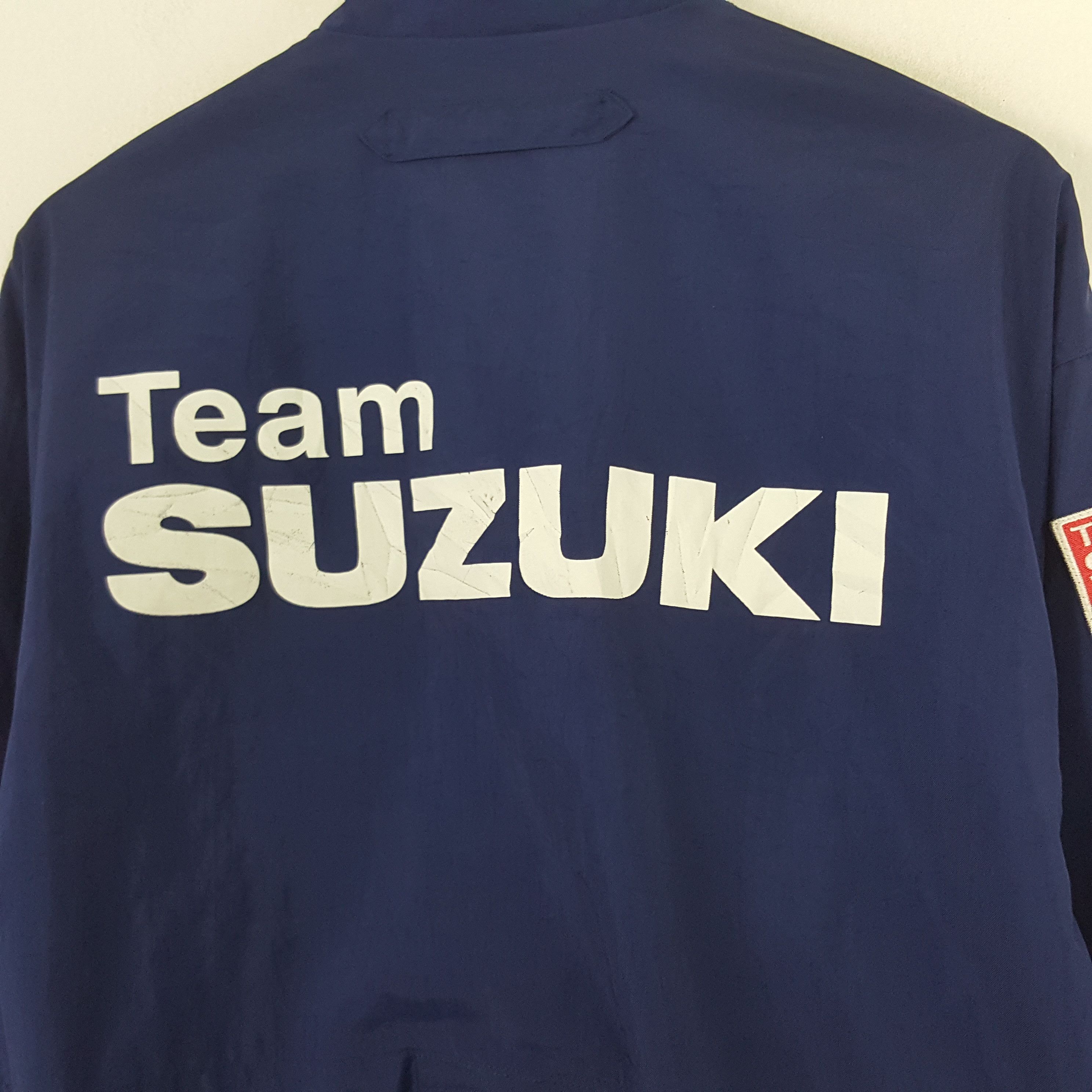Vintage Vintage Team Suzuki Sport Racing Windbreaker Jacket Size US L / EU 52-54 / 3 - 2 Thumbnail