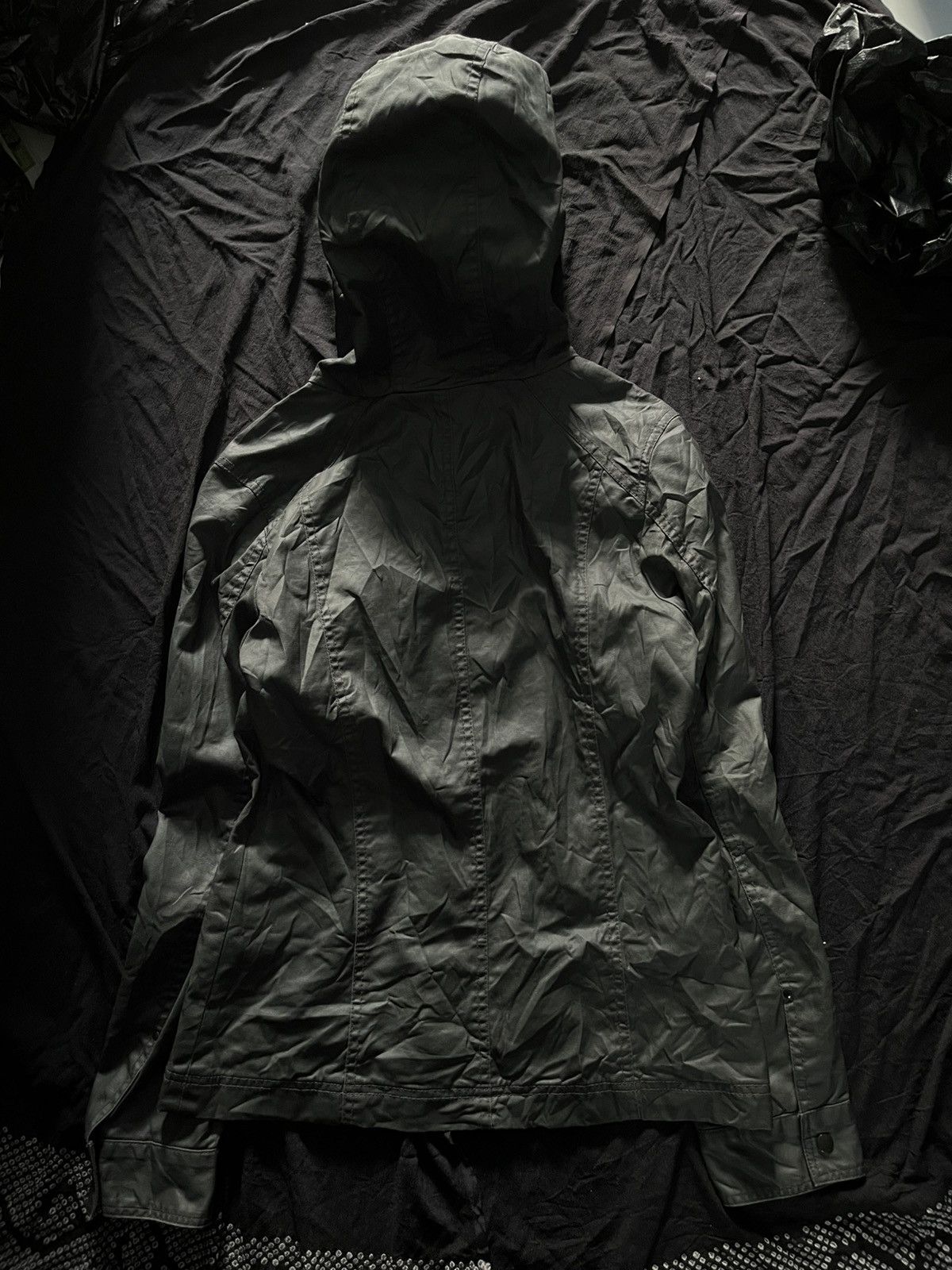 Le Grande Bleu (L.G.B.) Japanese coated cloth waxed vkei jacket Size US M / EU 48-50 / 2 - 2 Thumbnail
