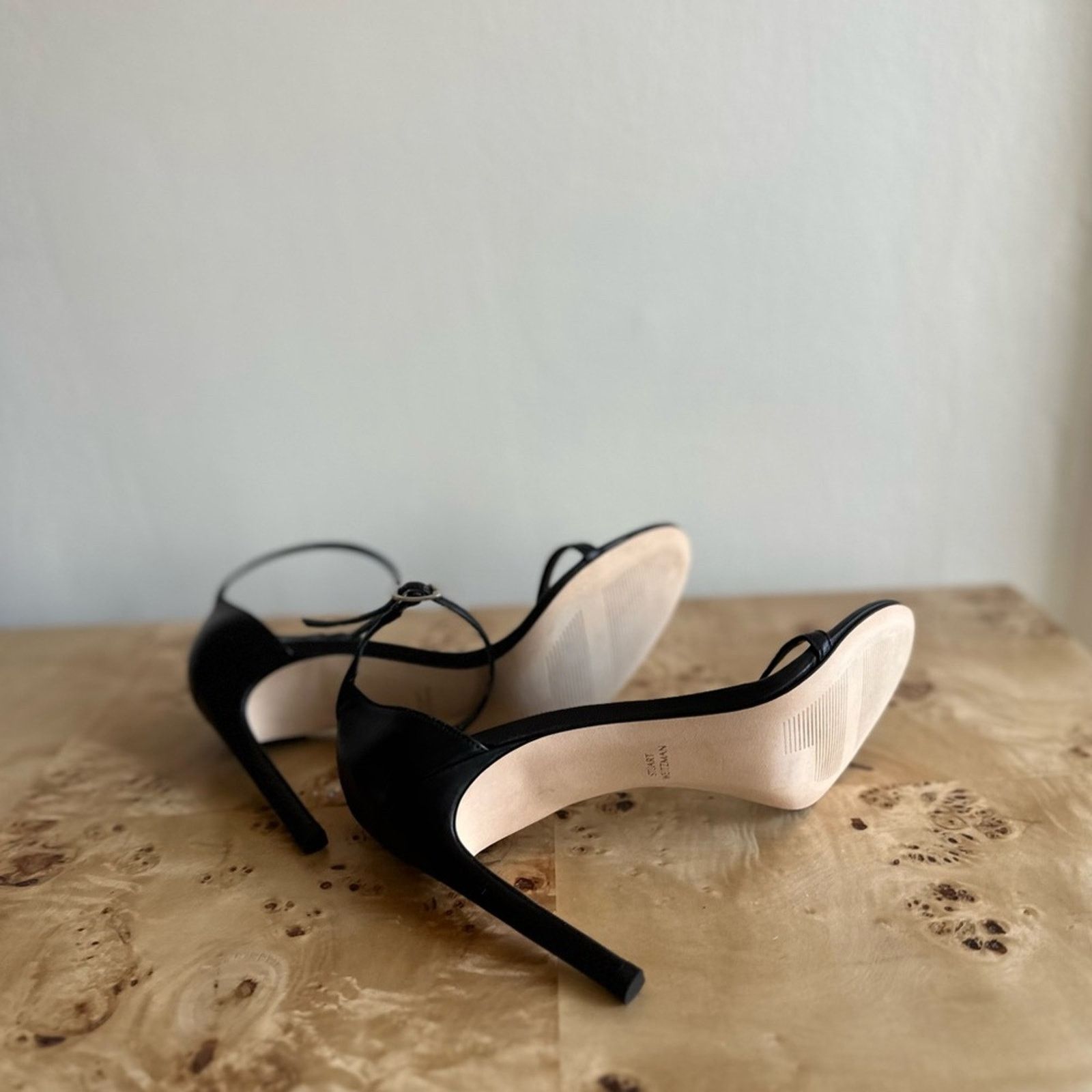 Stuart Weitzman Stuart Weitzman Nudistsong Black Heeled Sandals - 9.5 M Size US 9.5 / IT 39.5 - 3 Thumbnail