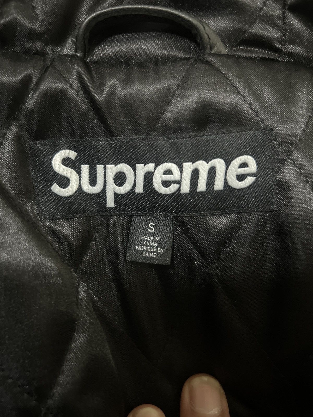 Supreme Supreme Gun Leather Jacket Size US S / EU 44-46 / 1 - 13 Thumbnail