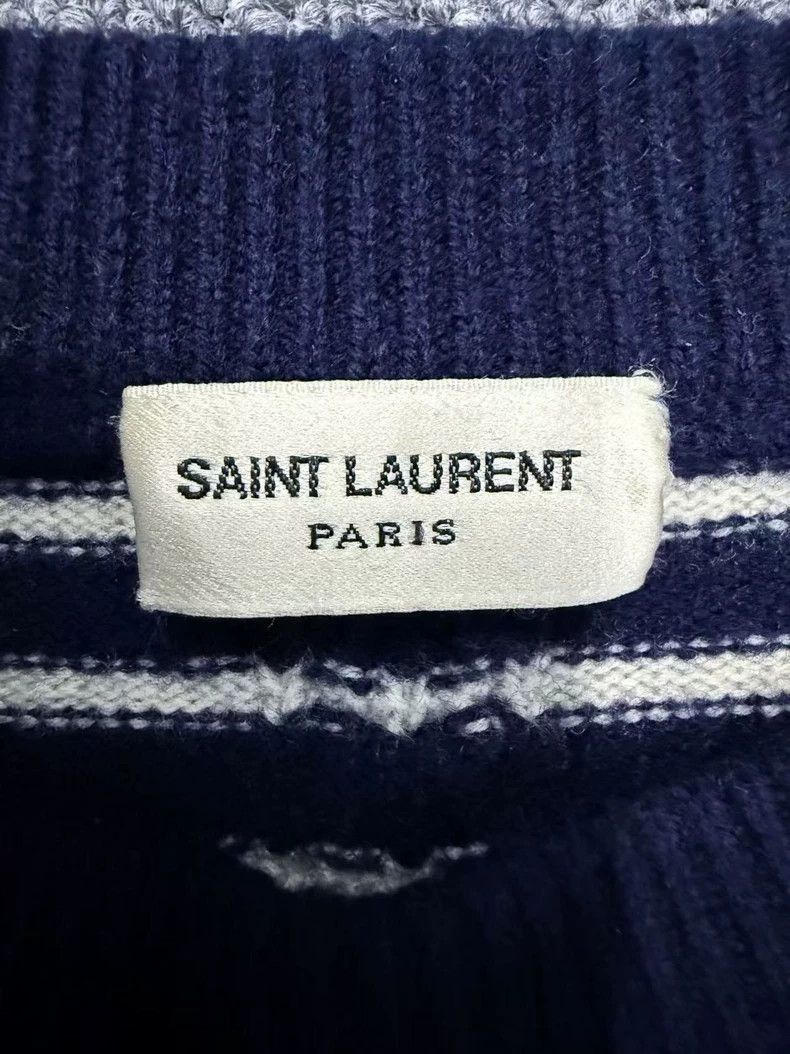 Yves Saint Laurent Saint Laurent Striped Sweater 2502-Nextarrow Size US S / EU 44-46 / 1 - 3 Thumbnail