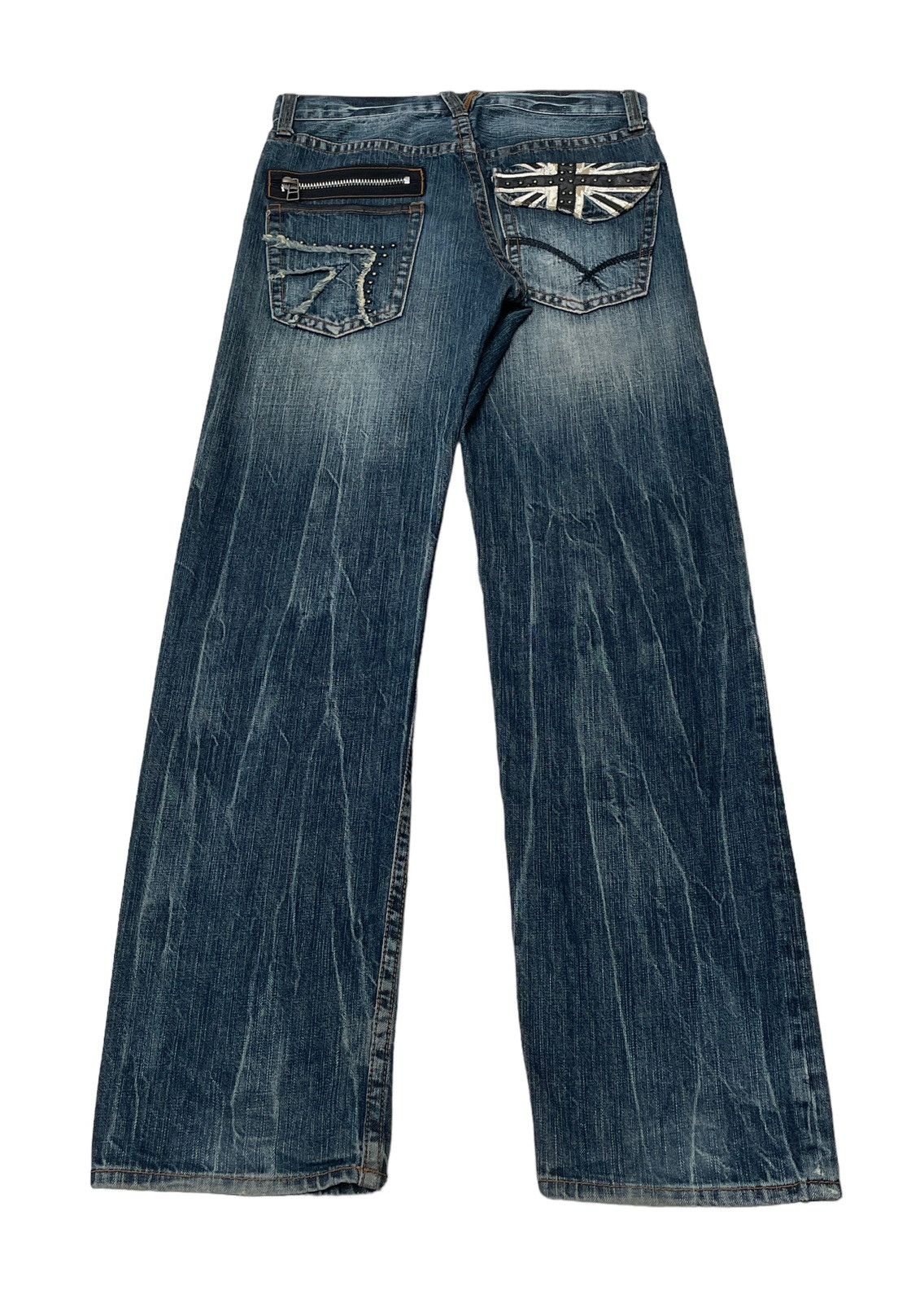 Japanese Brand × Vintage Vintage Japanese Brand Oririn Flared Jeans 2000s Size US 30 / EU 46 - 2 Thumbnail